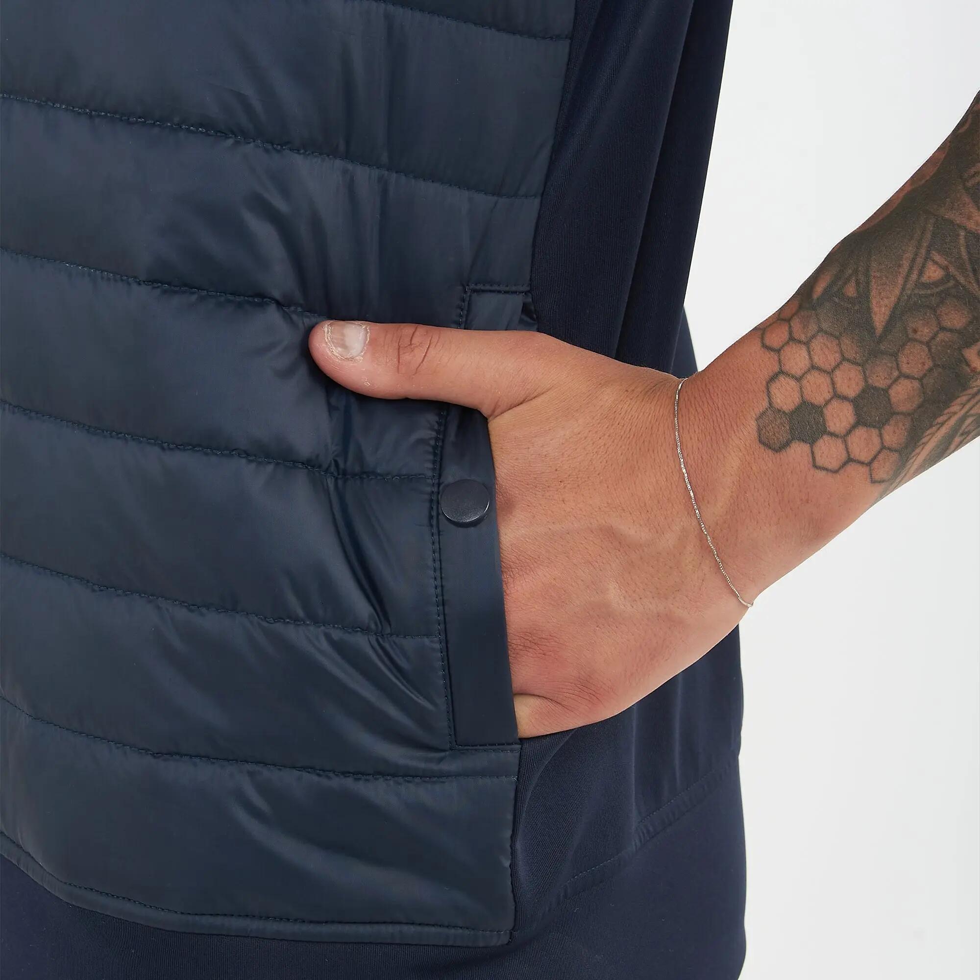 Gilet sans manches zippé d'hiver unisexe ODENSE bleu marine 6/8