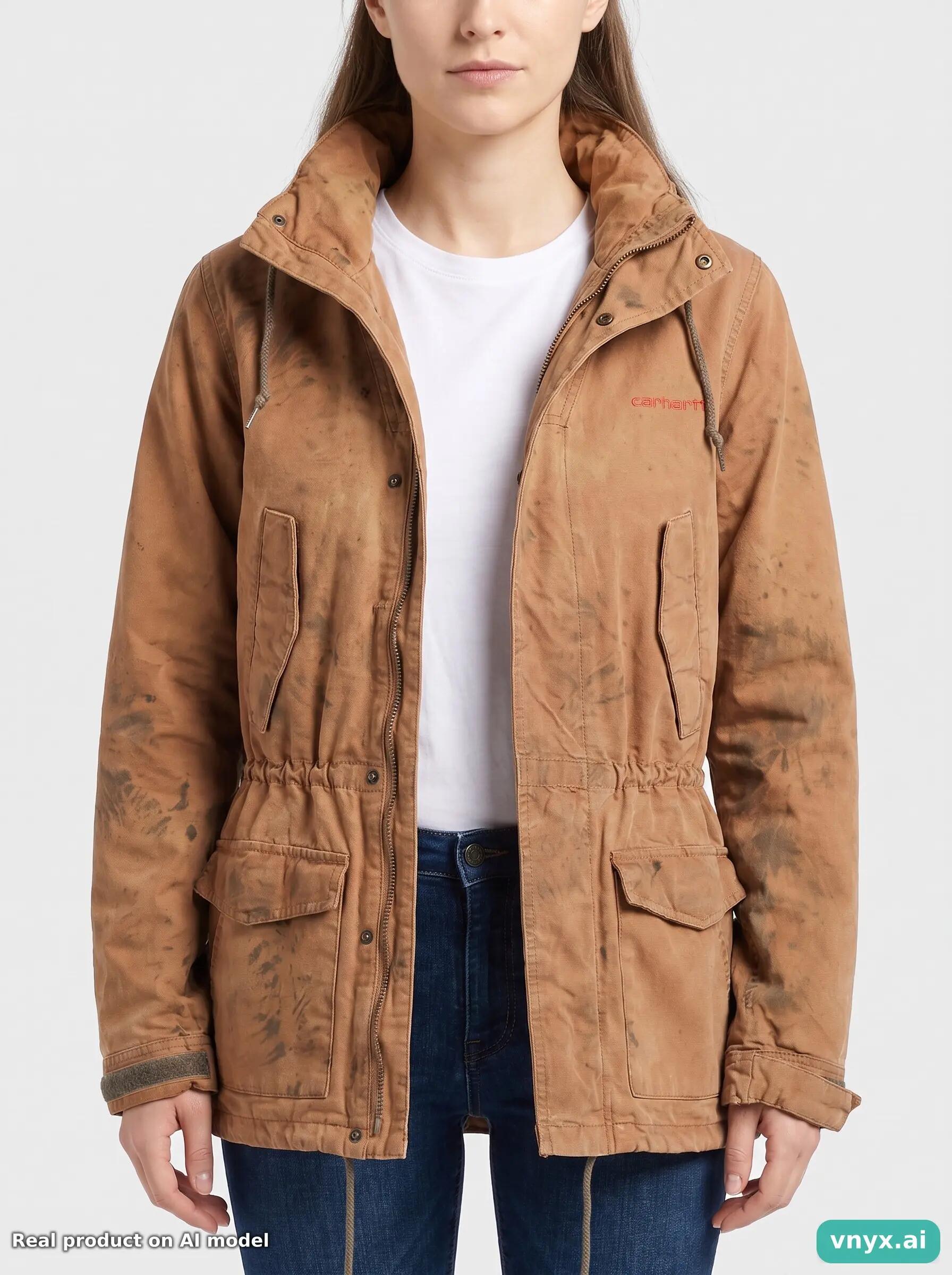 Second Life - Vintage Carhartt Rich Brown Outdoor Jacket Women XS 6/6