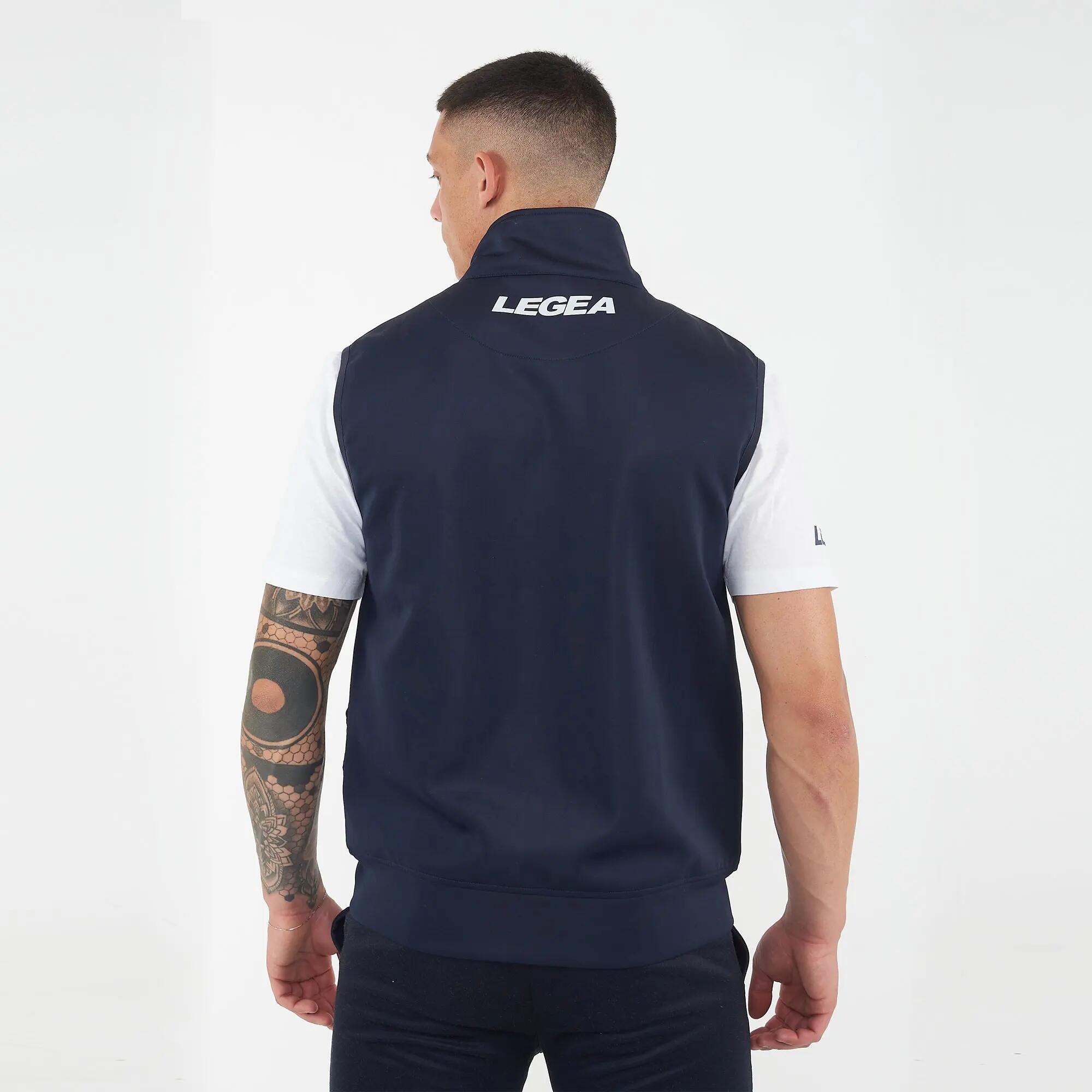 Gilet sans manches zippé d'hiver unisexe ODENSE bleu marine 4/8