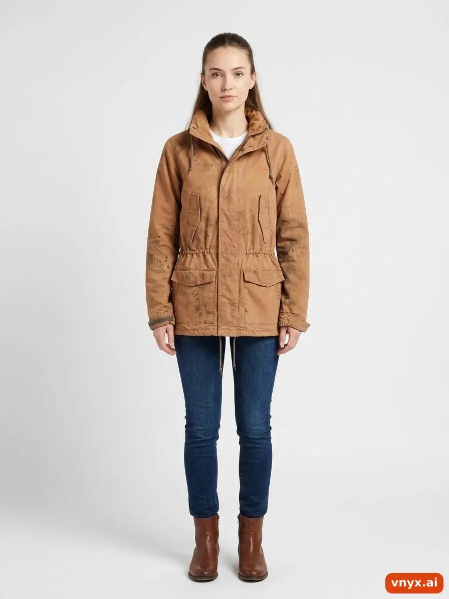 Second Life - Vintage Carhartt Rich Brown Outdoor Jacket Women XS 2/6