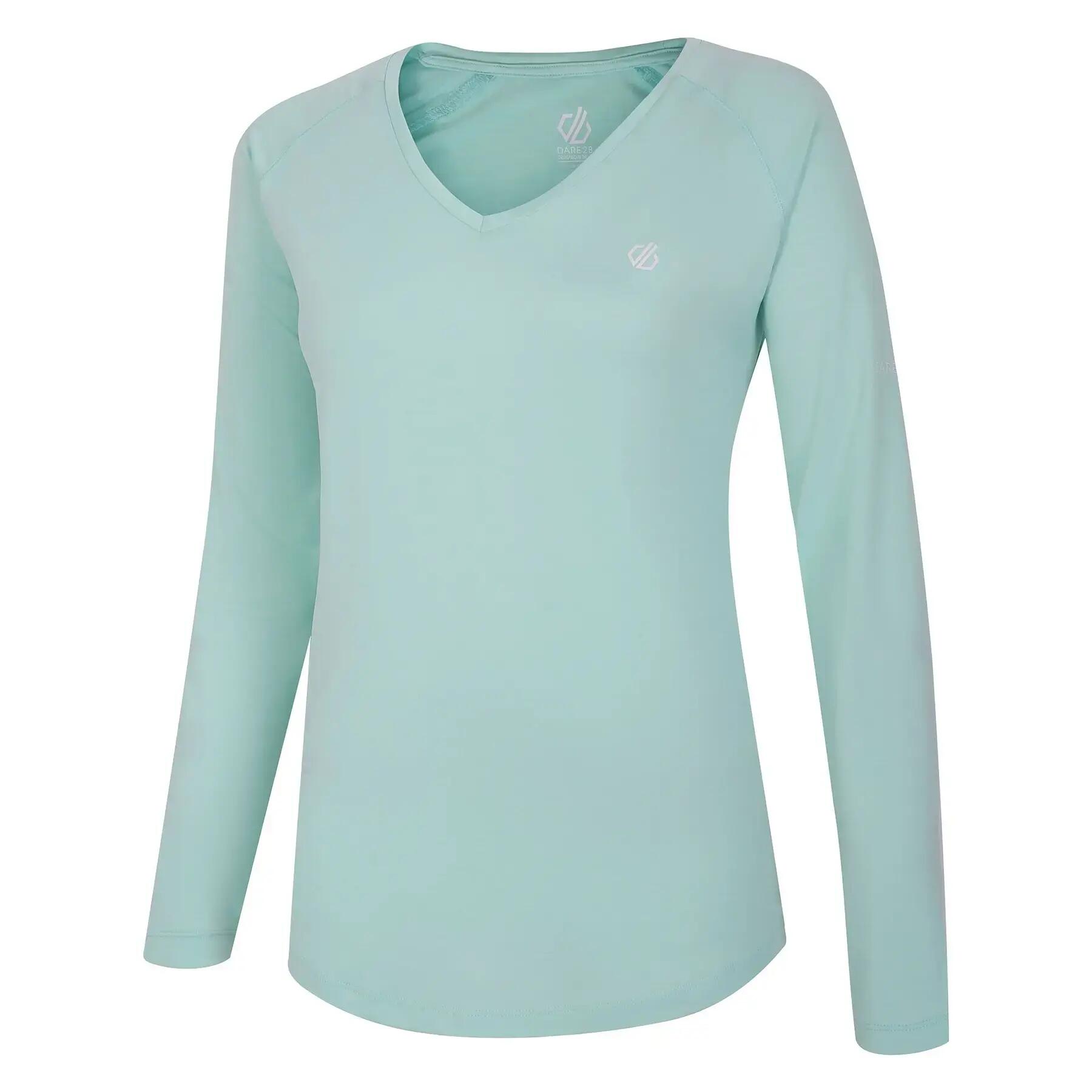 Maillot manches longues col V femme Dare 2B Discern 2/5