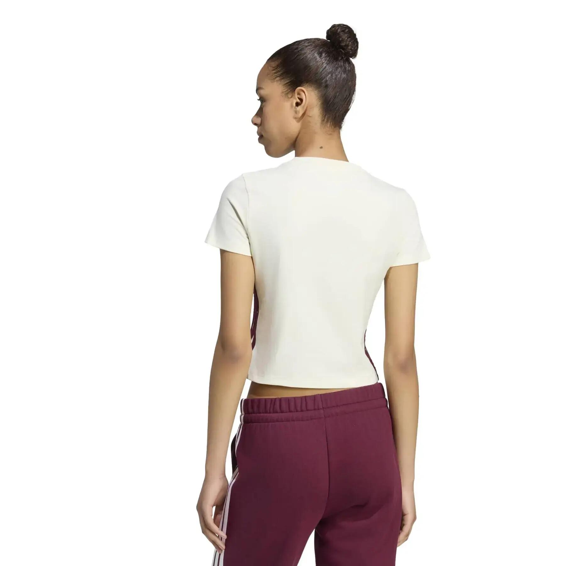 T-shirt slim femme adidas Essentials 3-Stripes 4/6
