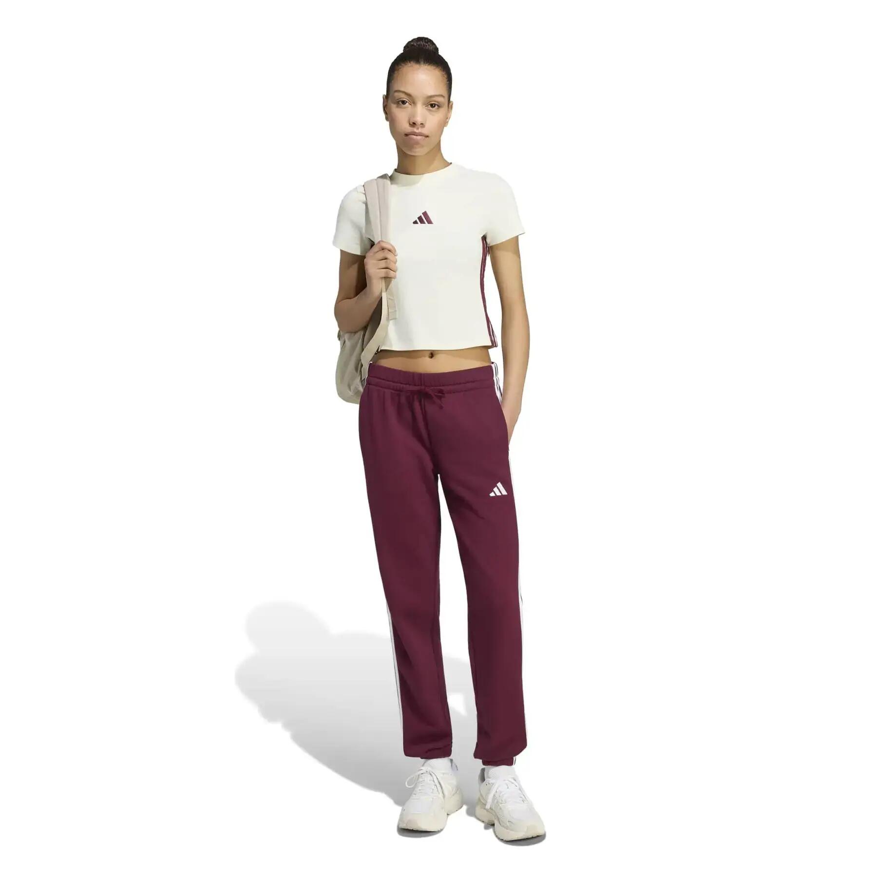 T-shirt slim femme adidas Essentials 3-Stripes 3/6