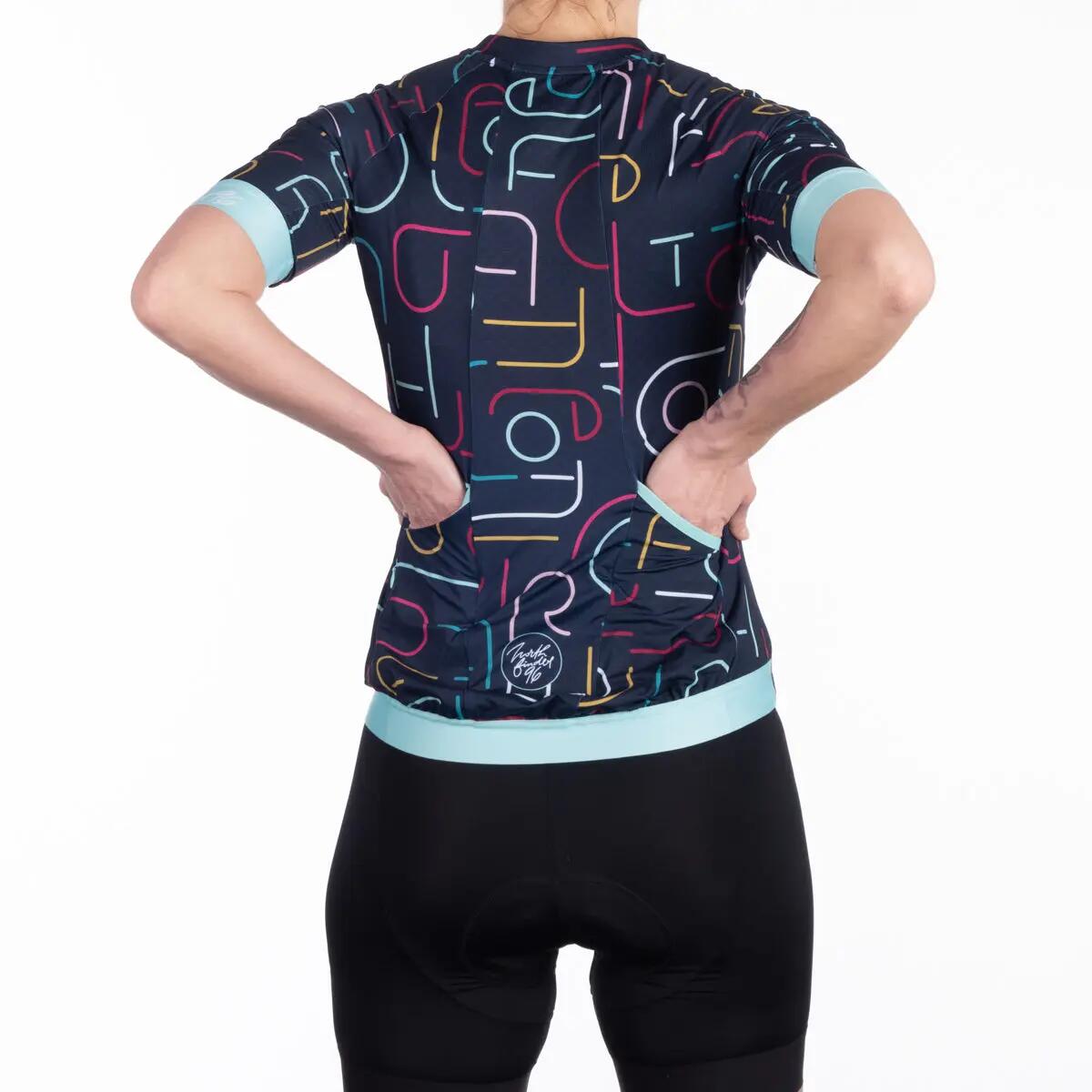 Dámský cyklistický dres s celorozepínacím zipem MARGARET 5/5