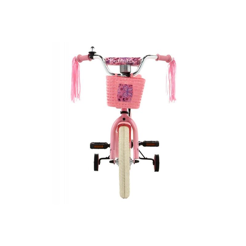 Nogan Butterfly Kinderfiets - 14 inch - Roze