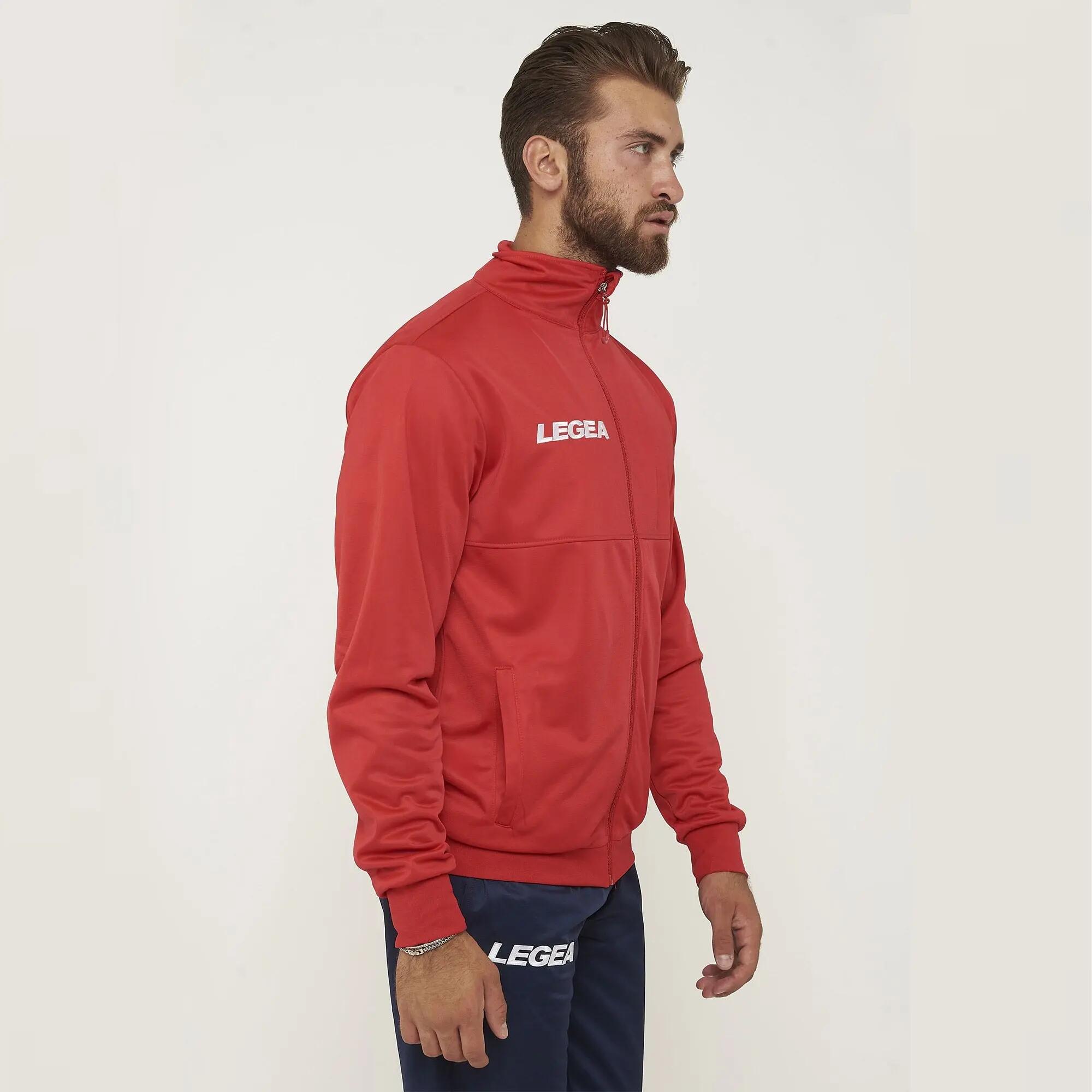 Chaqueta con cremallera unisex CUBA roja Junior 2/8
