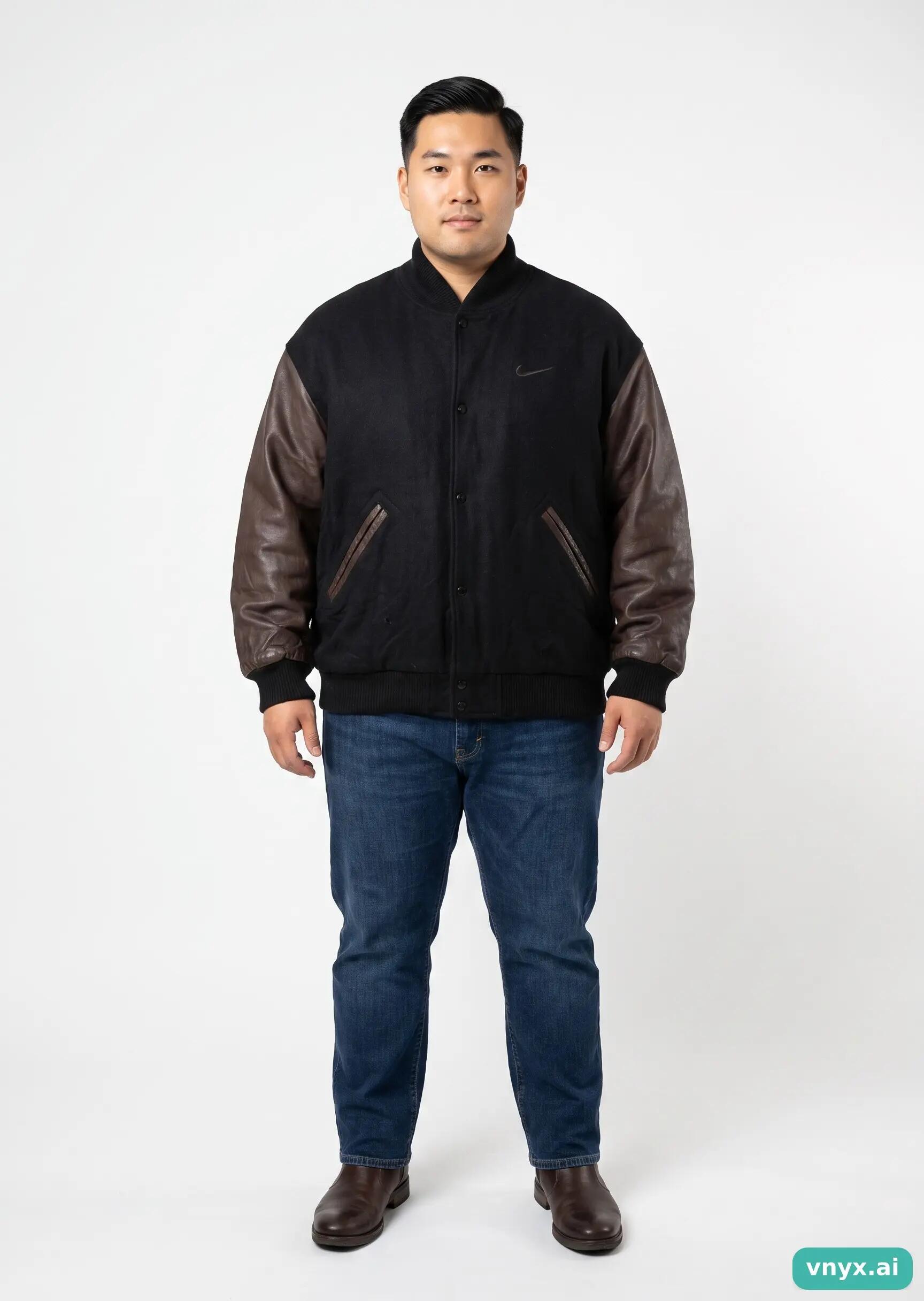 Second Life - Vintage Nike Black Bomber Jacket Men XXL 3/5