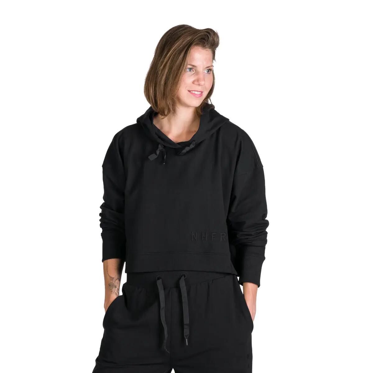 Dámská volnočasová zkrácená oversize mikina s kapucí PATTI 7/10