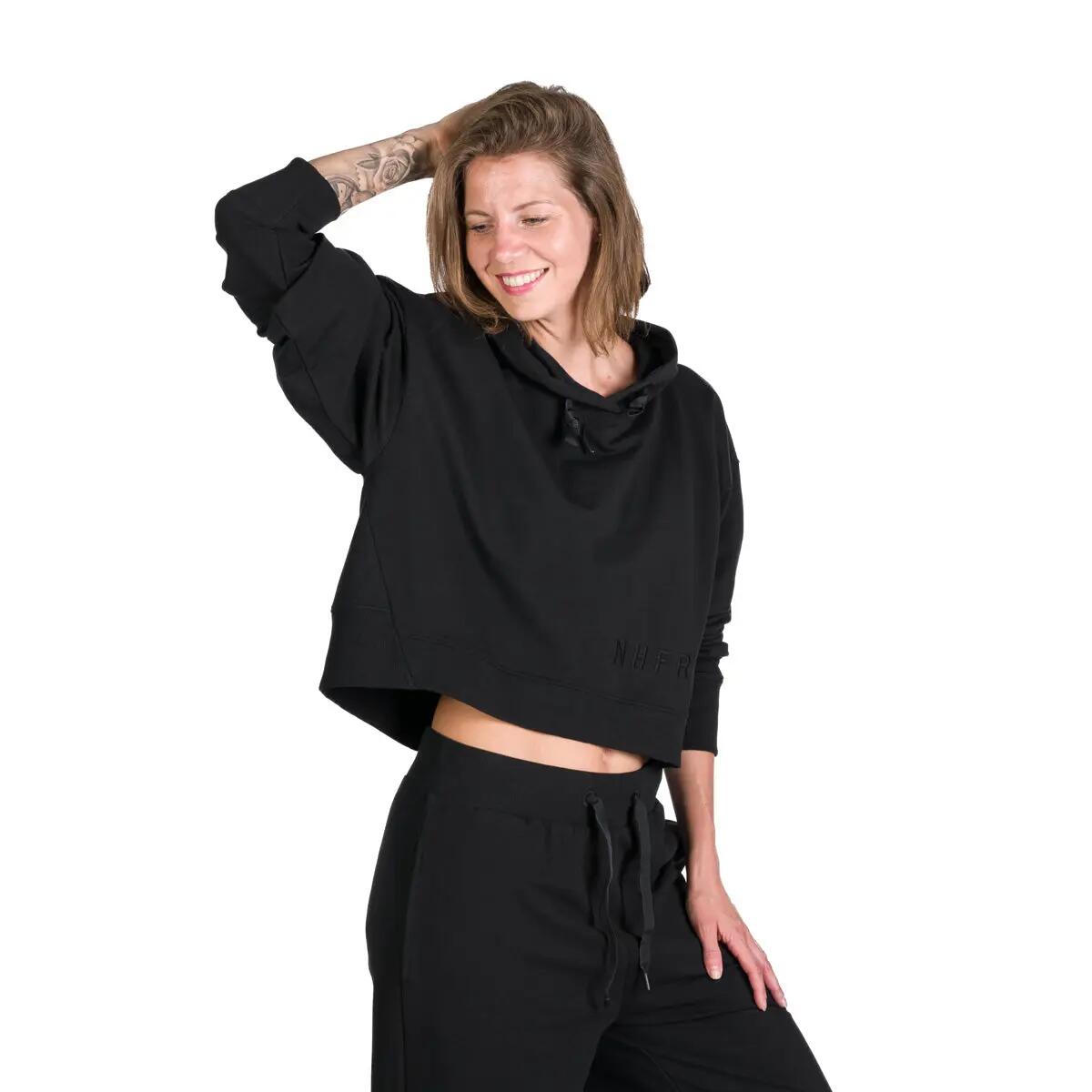 Dámská volnočasová zkrácená oversize mikina s kapucí PATTI 5/10