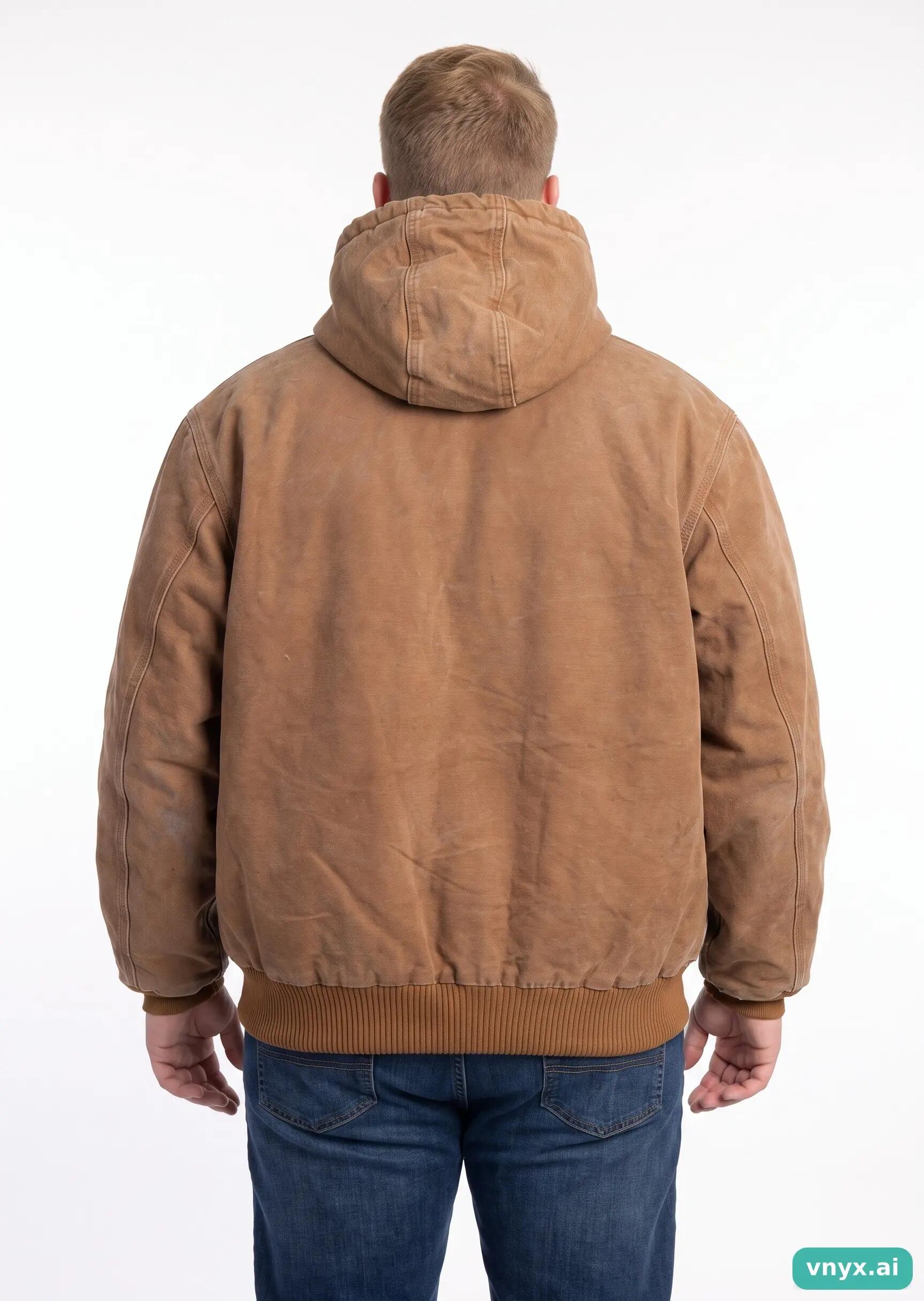 Second Life - Vintage Carhartt Brown Puffer Jacket Men XXL 2/5