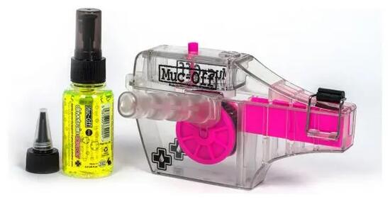 MUC-OFF Kettenreiniger X3 DIRTY CHAIN MACHINE + Entfetter DRIVETRAIN CLEANER 75