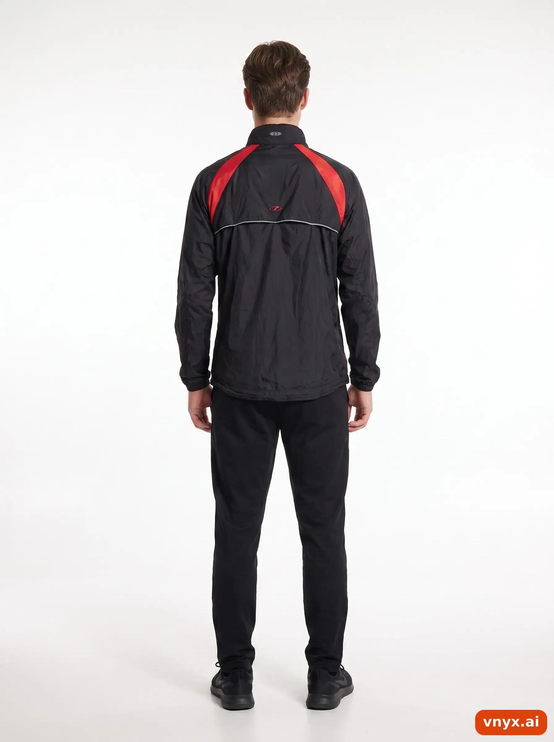 Second Life - Vintage Newline Black Windbreaker Men S 3/6
