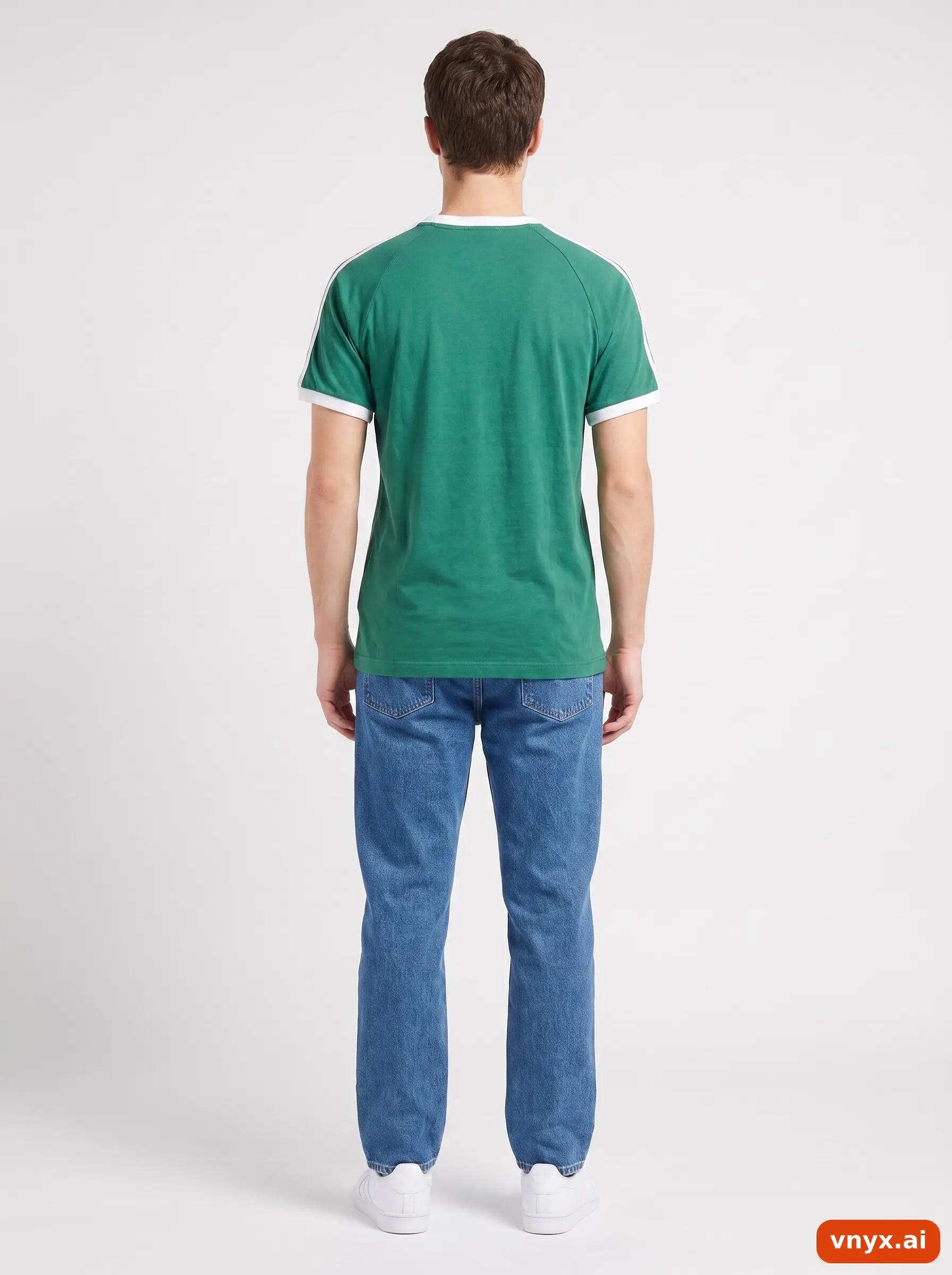 Second Life - Vintage Adidas Green T-Shirt Men S 4/6
