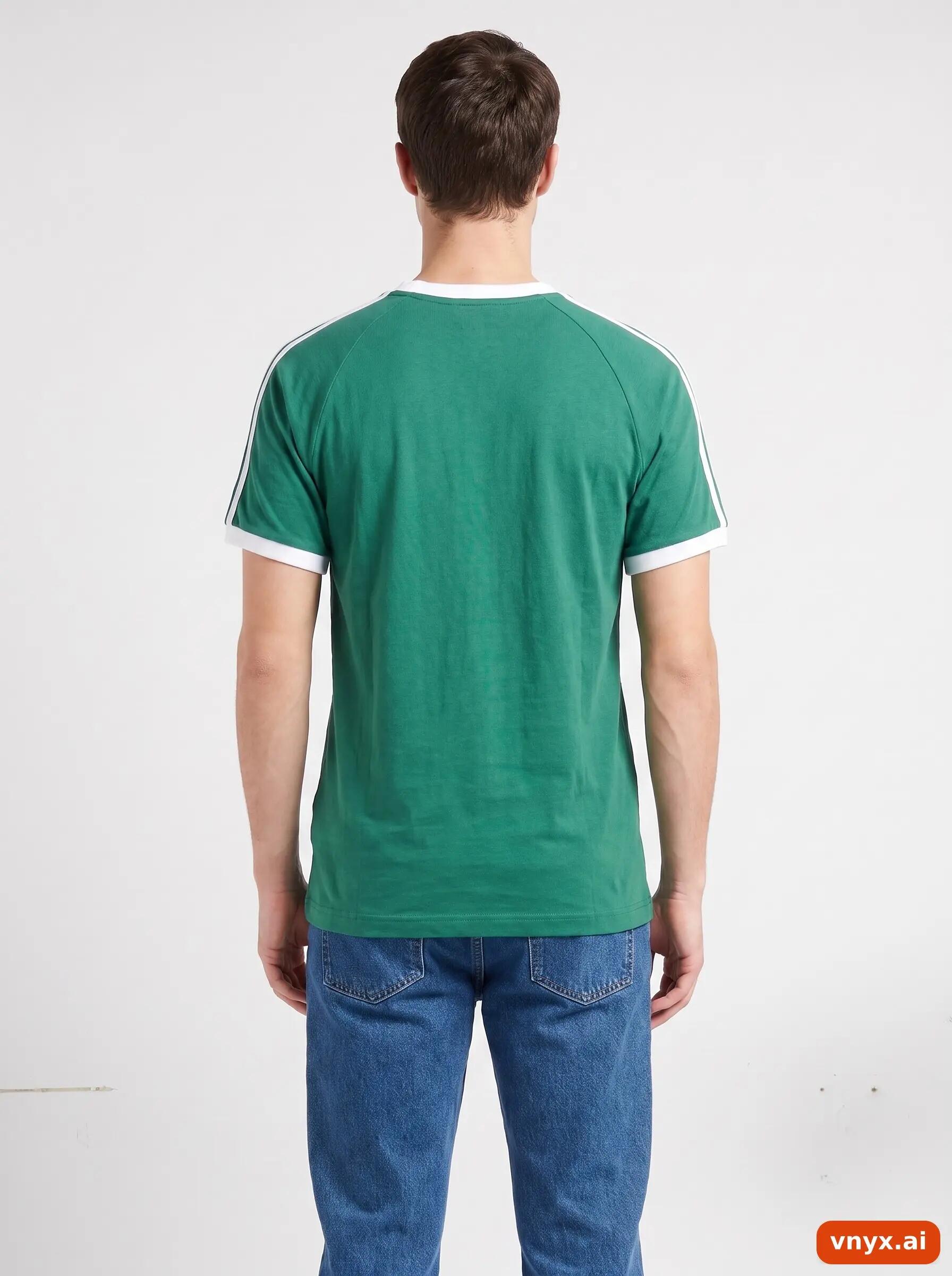 Second Life - Vintage Adidas Green T-Shirt Men S 2/6