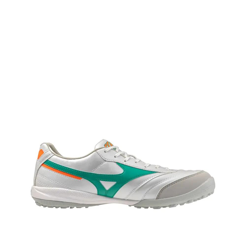 Voetbalschoenen Mizuno Morelia Pro TF Wit/Arcadia/Oranje Lava 4/6
