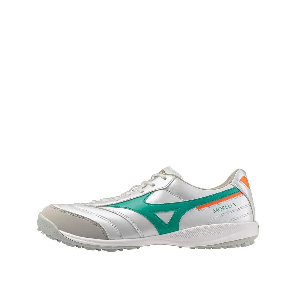 Voetbalschoenen Mizuno Morelia Pro TF Wit/Arcadia/Oranje Lava 2/6
