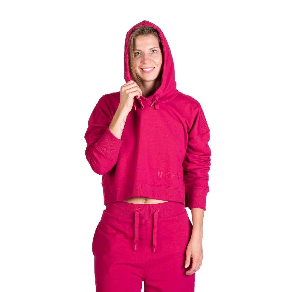 Dámská volnočasová zkrácená oversize mikina s kapucí PATTI 8/10