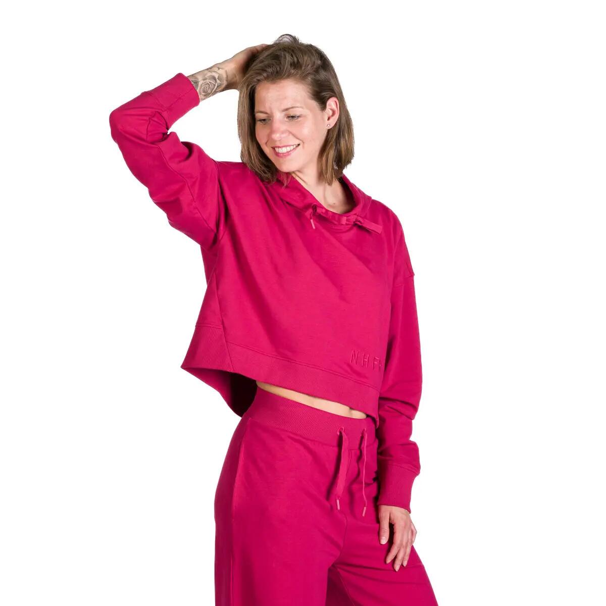 Dámská volnočasová zkrácená oversize mikina s kapucí PATTI 5/10