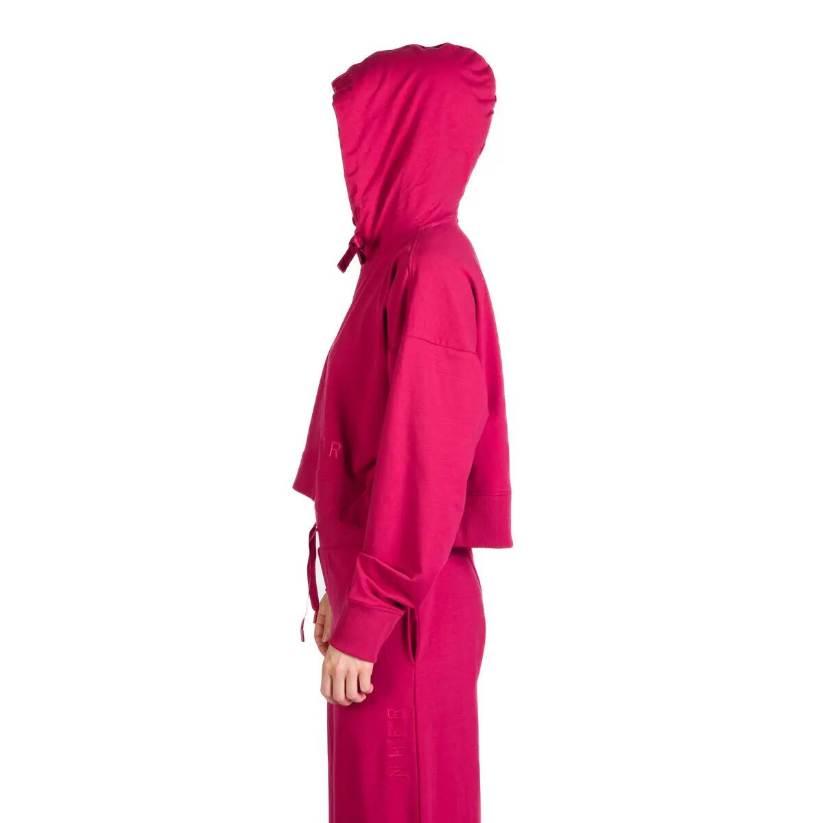 Dámská volnočasová zkrácená oversize mikina s kapucí PATTI 3/10