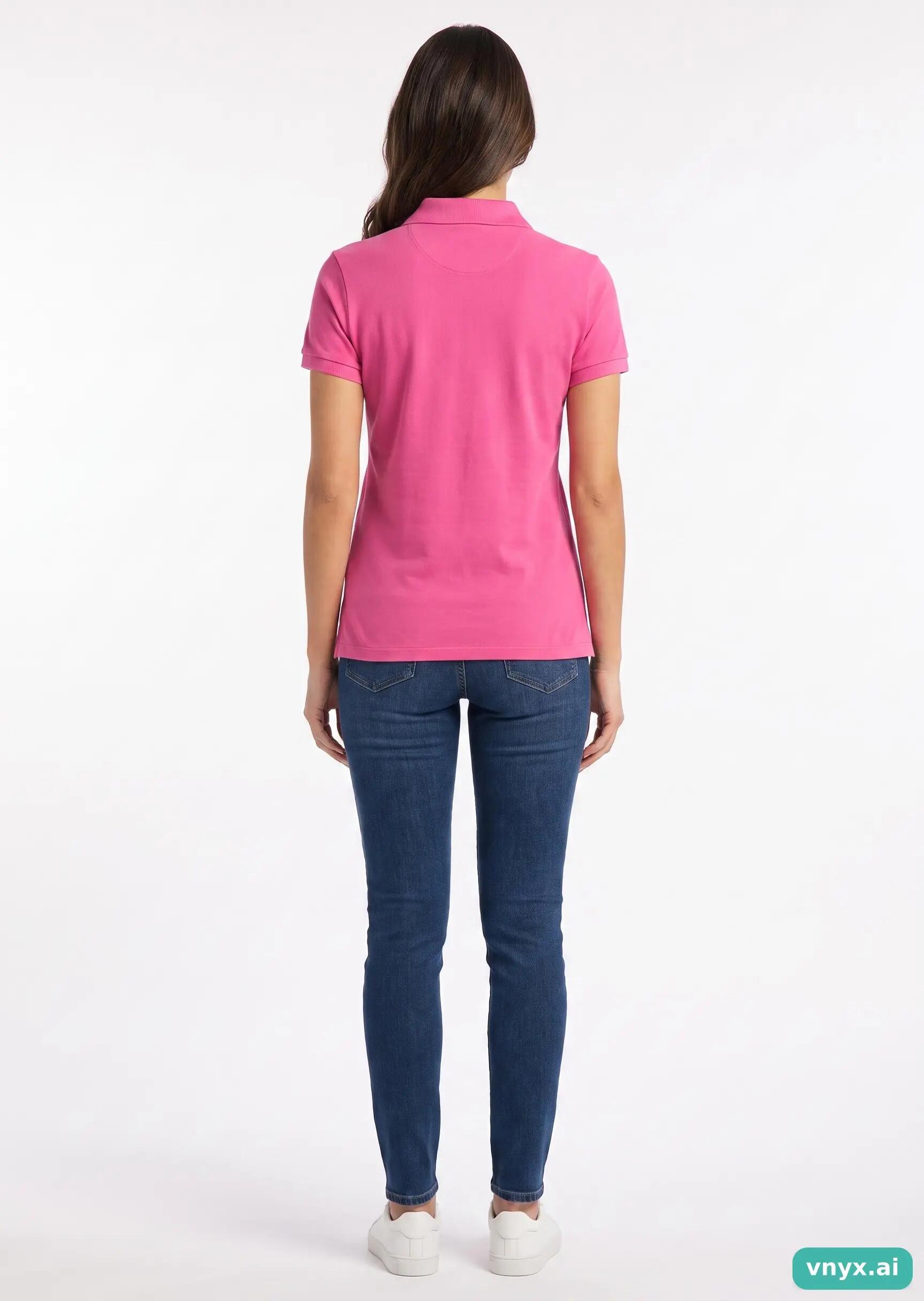 Second Life - Vintage POLO RALPH LAUREN Pink Polo Women S 4/5