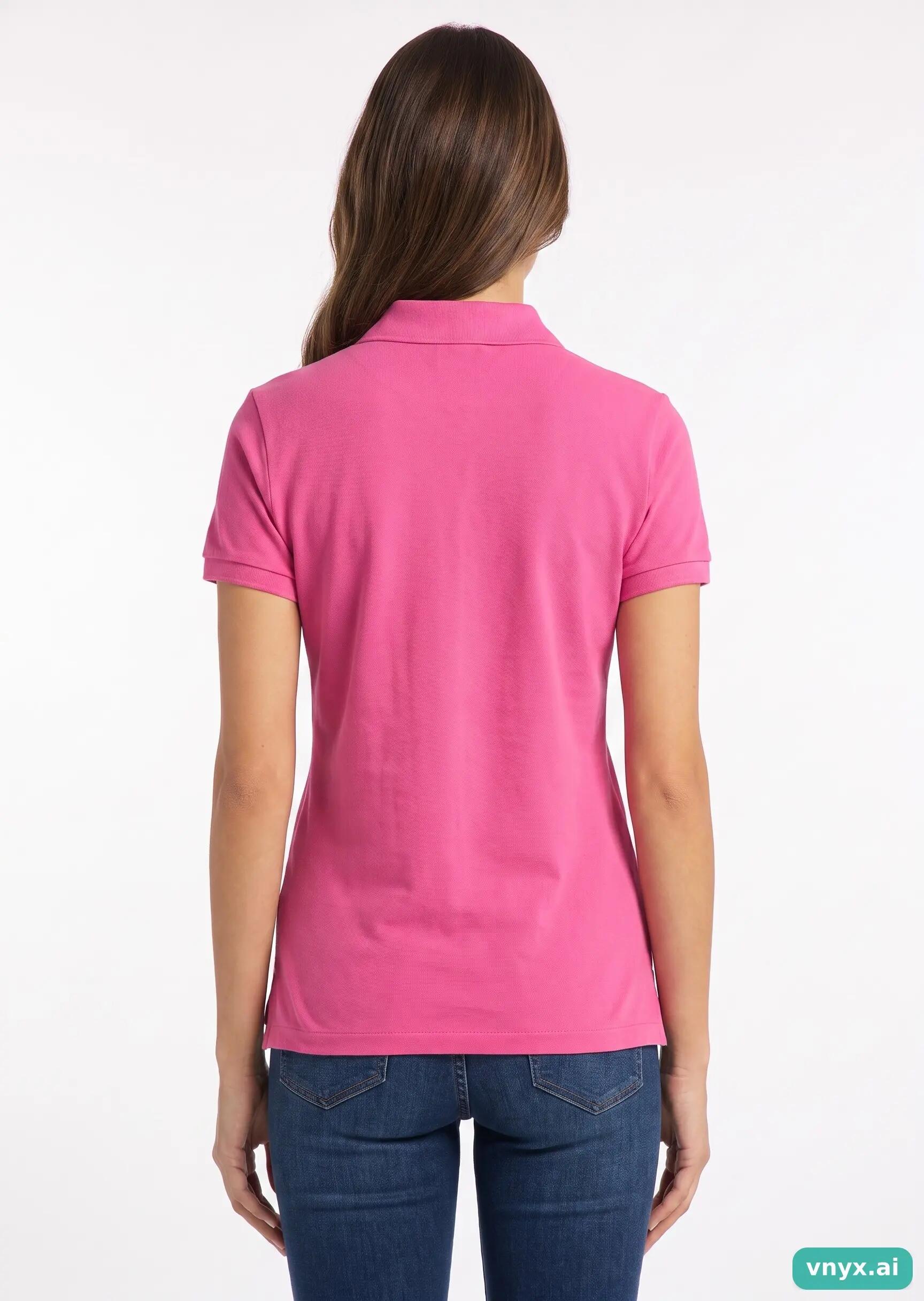Second Life - Vintage POLO RALPH LAUREN Pink Polo Women S 2/5