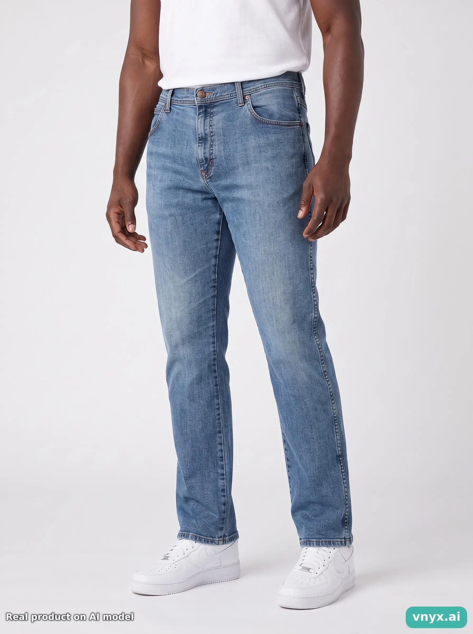 Second Life - Vintage Wrangler Light Blue Jeans Men 38 34 1/6
