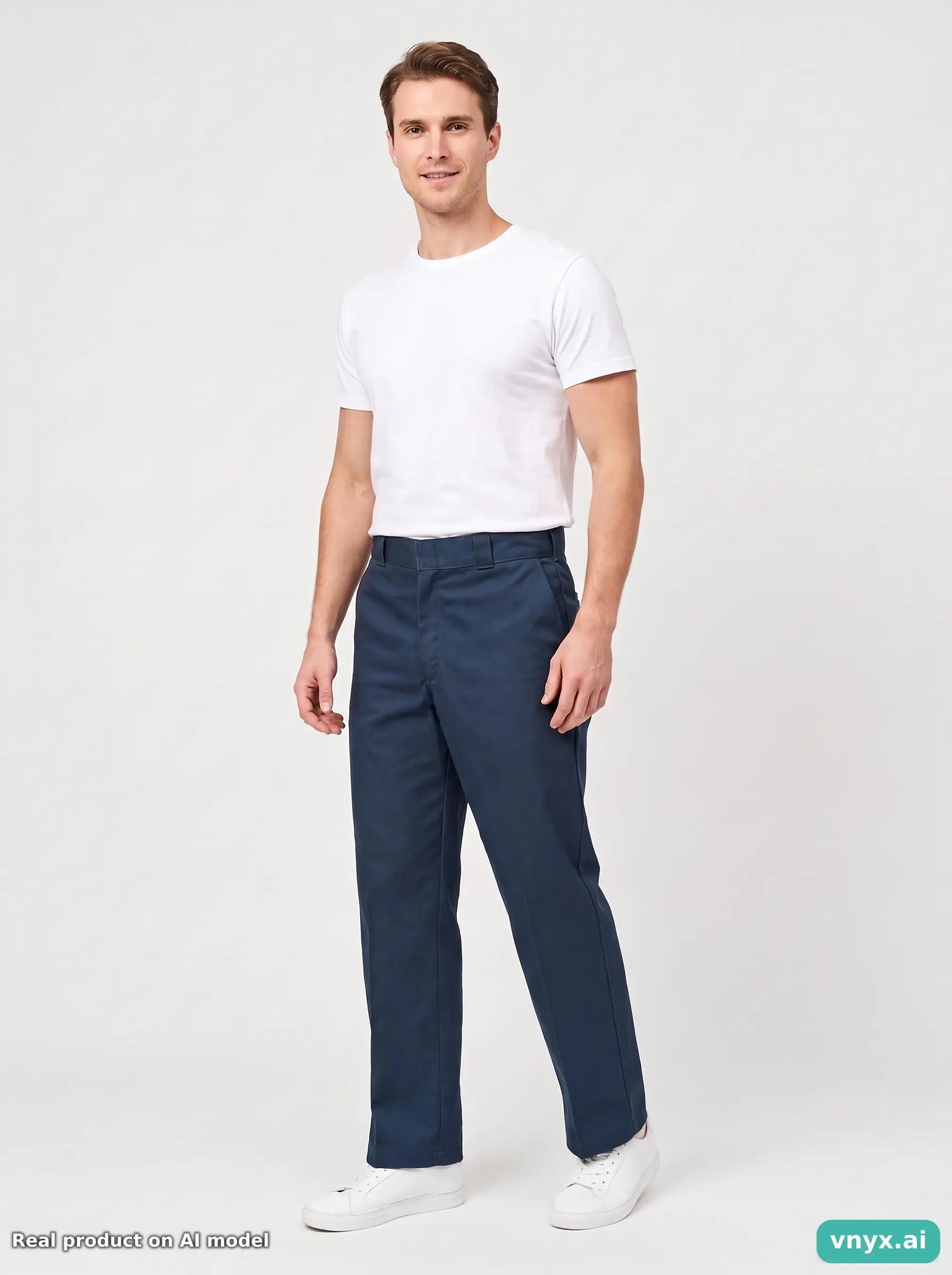 Second Life - Vintage Dickies Teal Trousers Men 38 L28 6/6