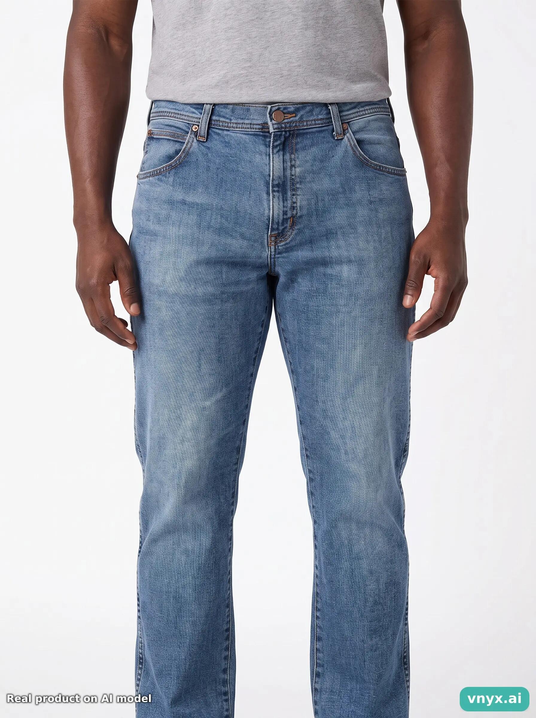 Second Life - Vintage Wrangler Light Blue Jeans Men 38 34 5/6