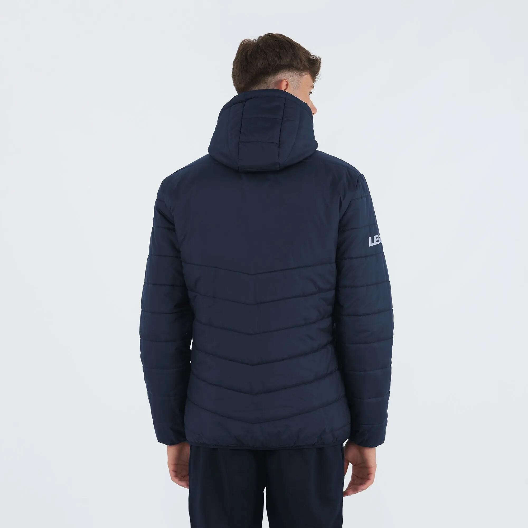 Cazadora con capucha de invierno unisex EDMONTON azul marino 2/7