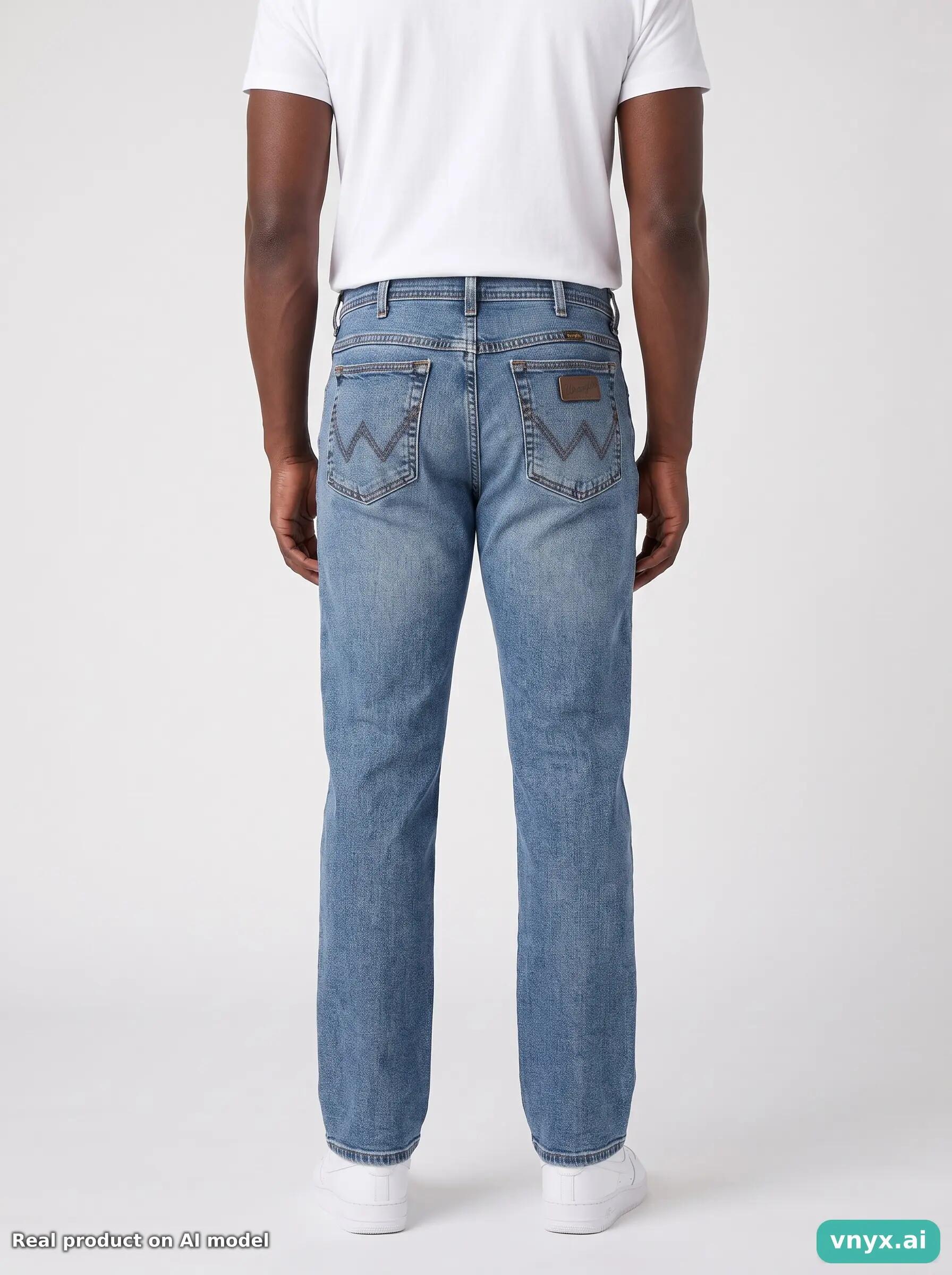 Second Life - Vintage Wrangler Light Blue Jeans Men 38 34 2/6