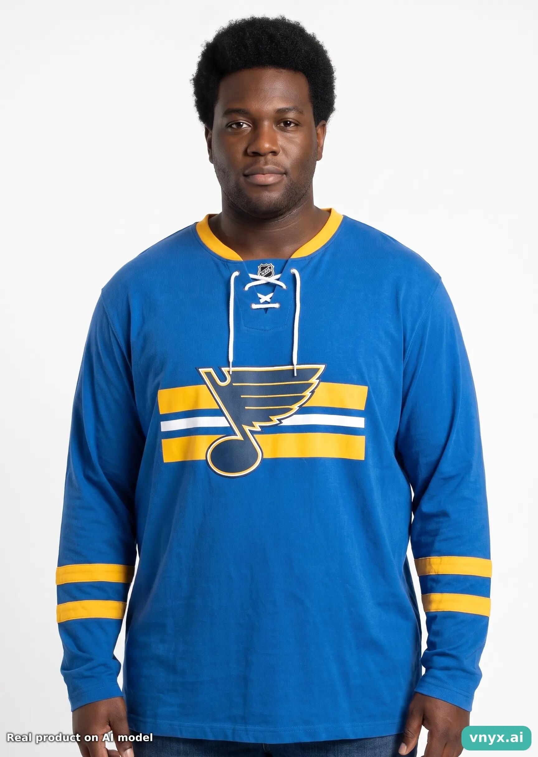 Second Life - Vintage NHL Blue Long Sleeve Men XL 5/5