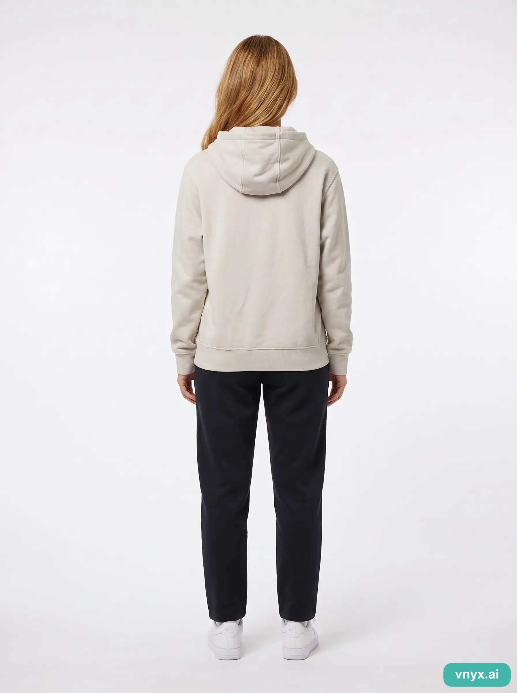 Second Life - Vintage Nike Light Grey Hoodie Women S 3/6
