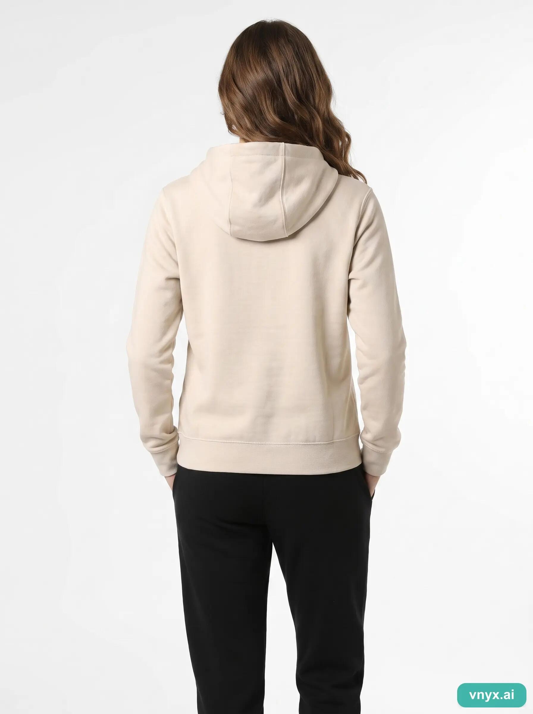 Second Life - Vintage Nike Light Grey Hoodie Women S 2/6