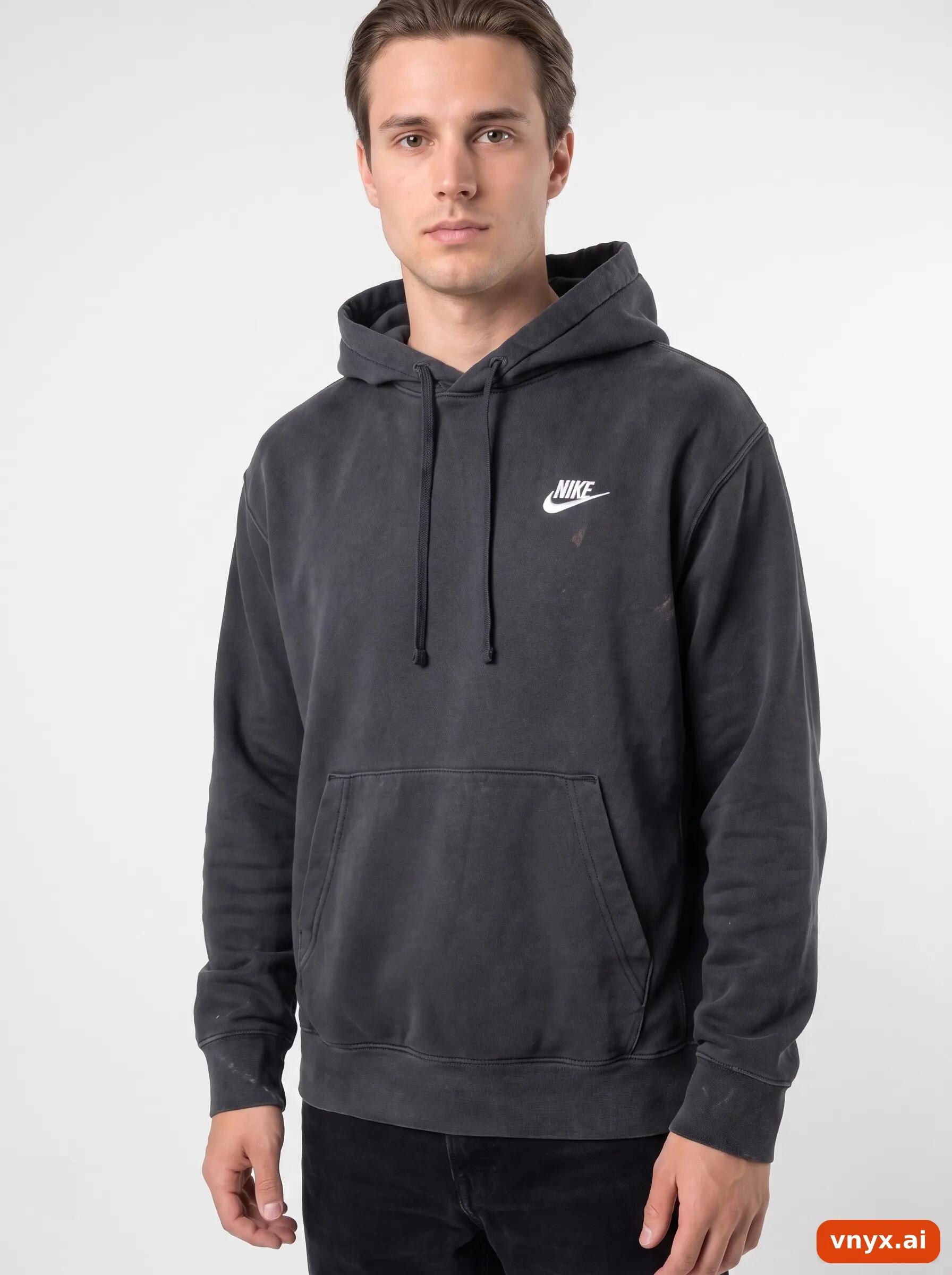 Second Life - Vintage Nike Black Hoodie Men S 5/6