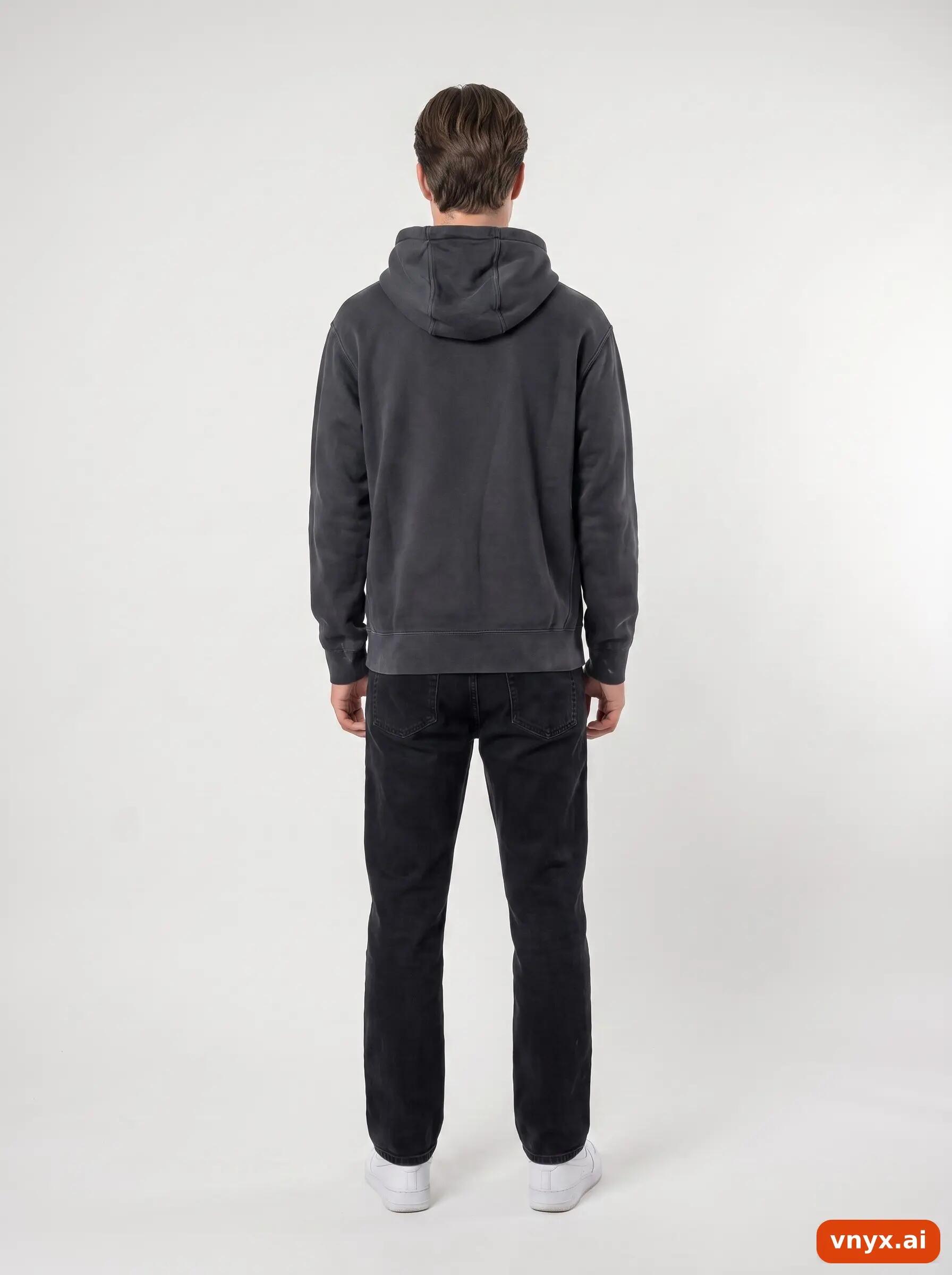 Second Life - Vintage Nike Black Hoodie Men S 4/6