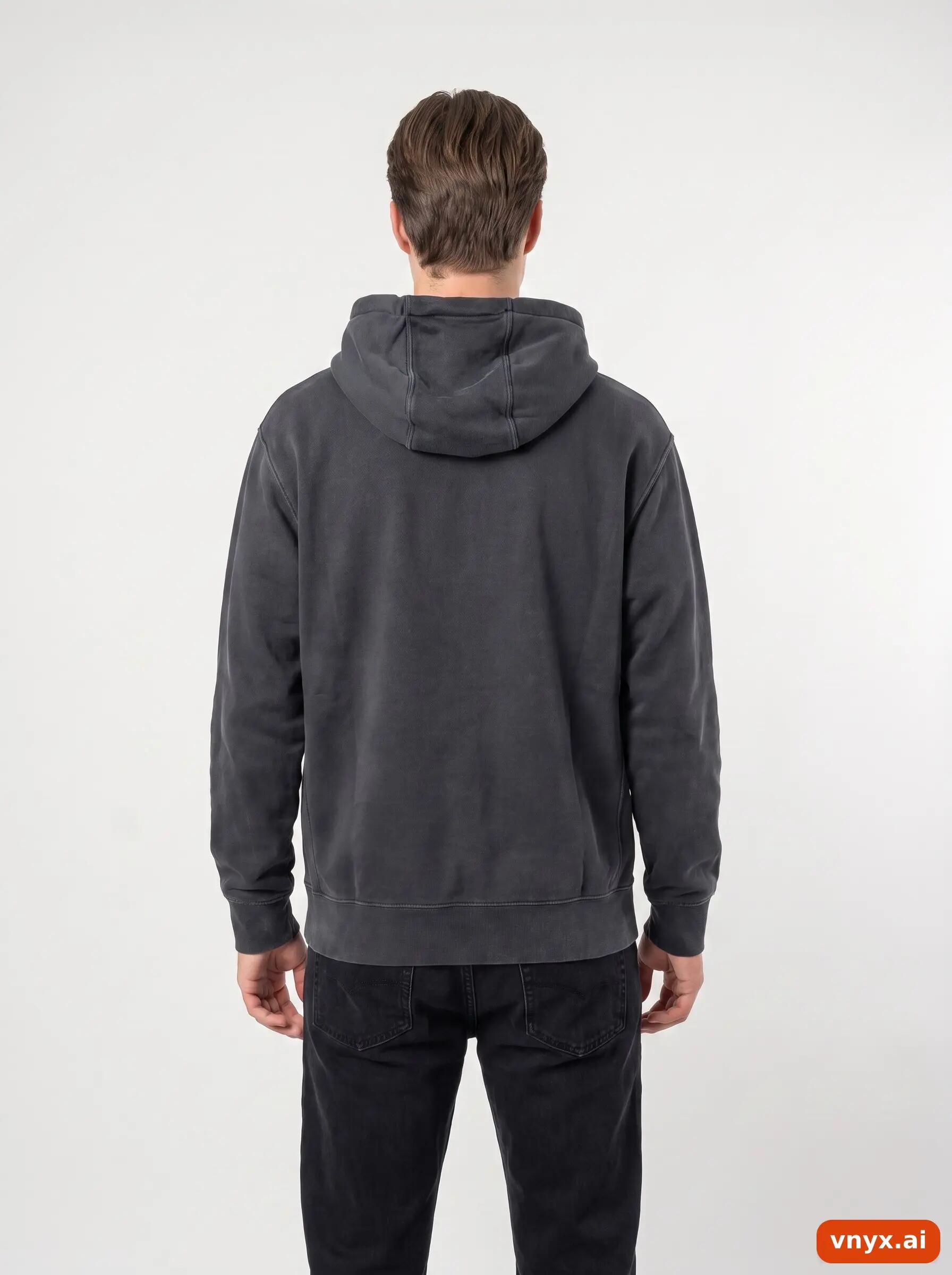 Second Life - Vintage Nike Black Hoodie Men S 2/6