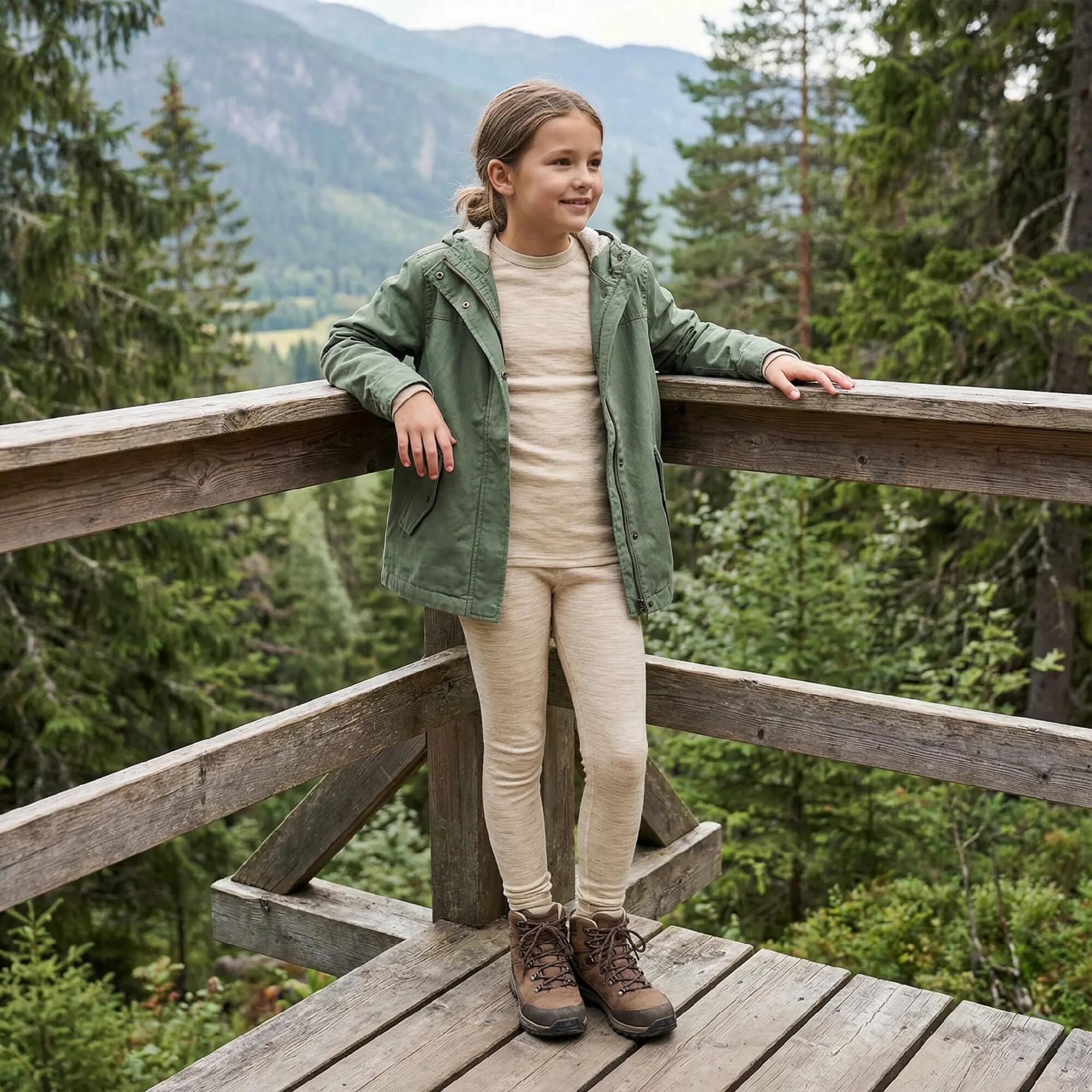 Komplet dětského termoprádla WOOLCANO Merino SET0683 7/7