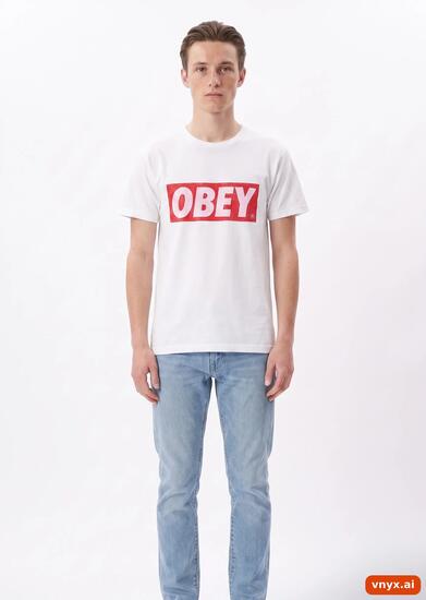 Second Life - Vintage OBEY White T-Shirt Men XS