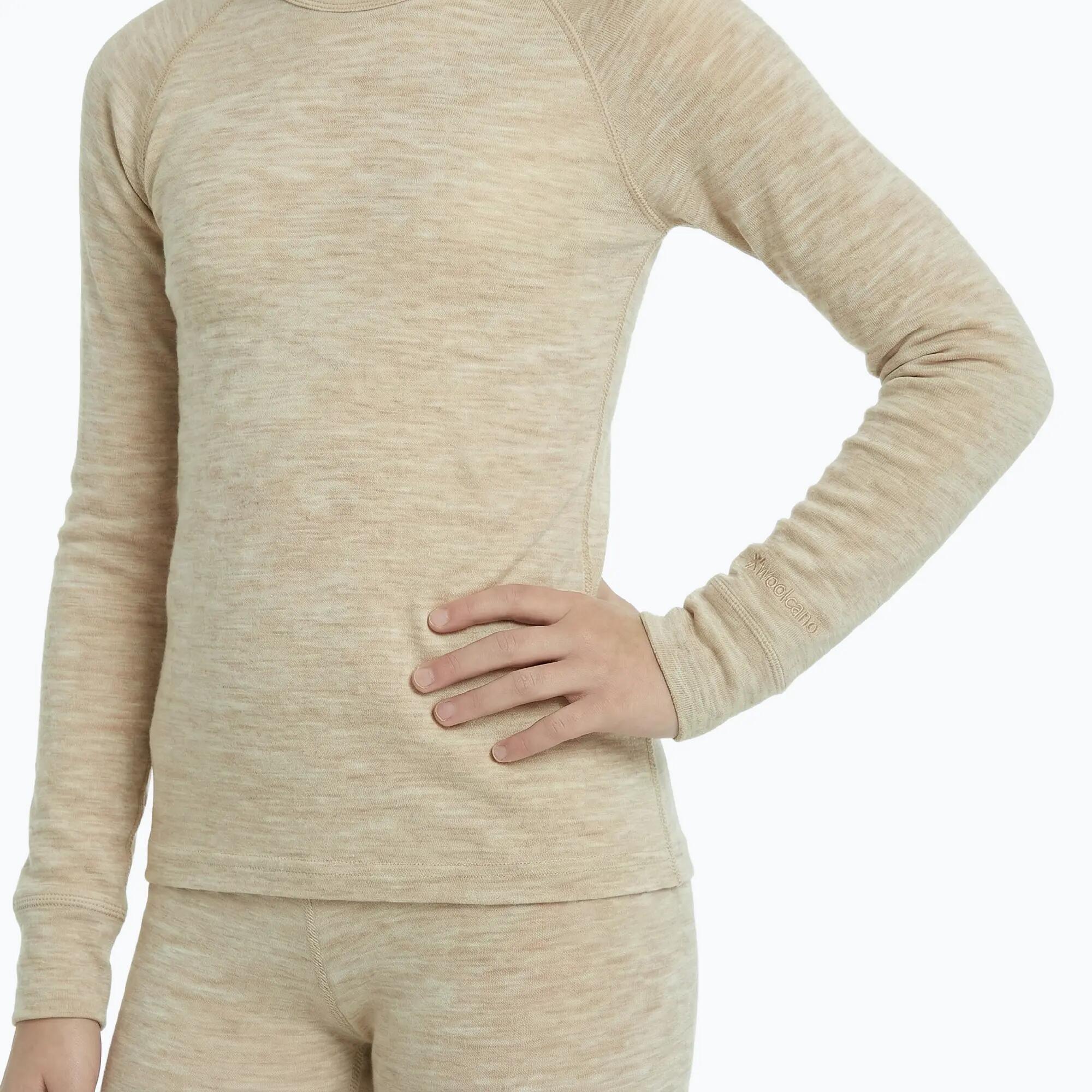 Komplet dětského termoprádla WOOLCANO Merino SET0683 4/7
