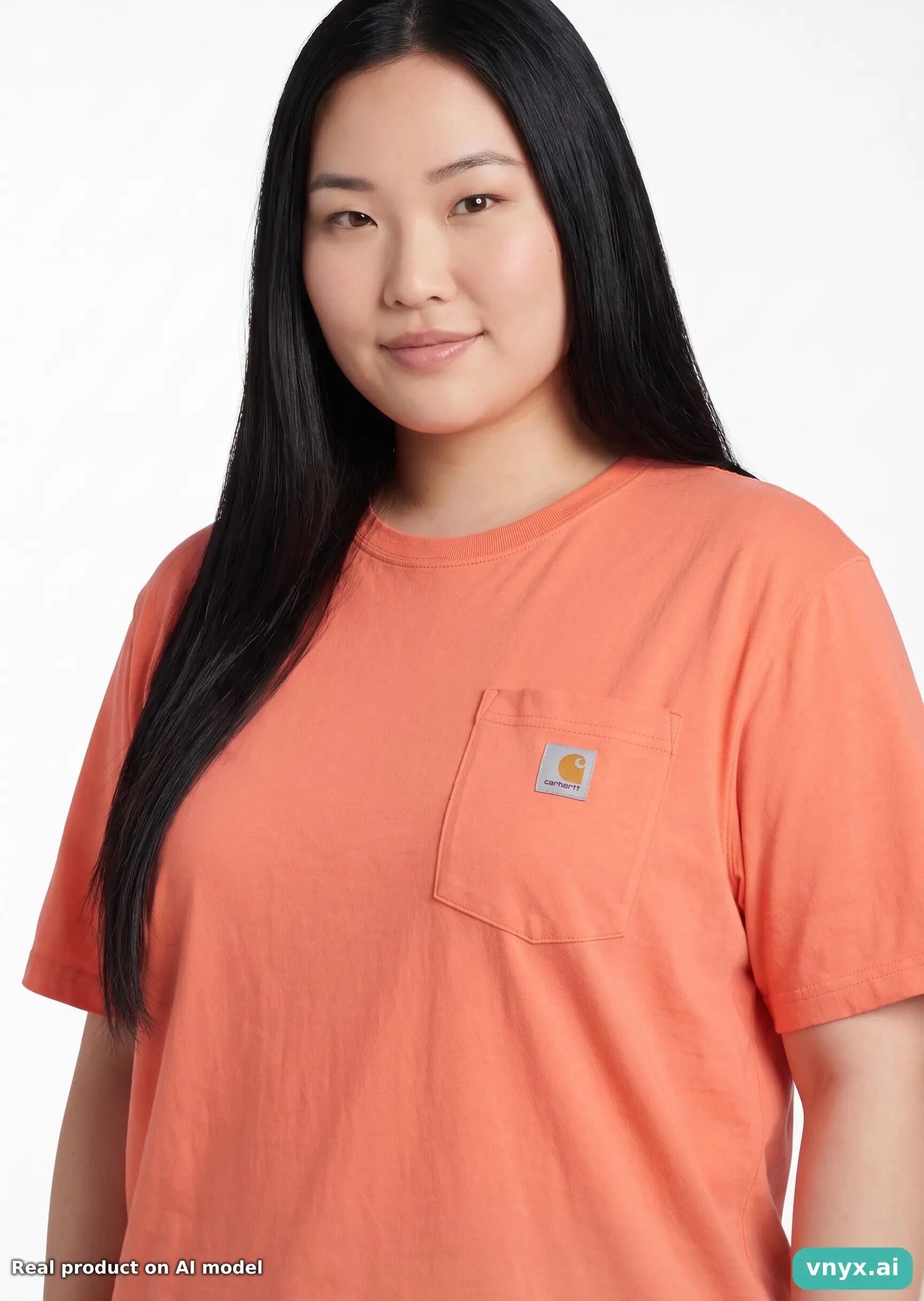 Second Life - Vintage Carhartt Coral T-Shirt Women XL 5/5