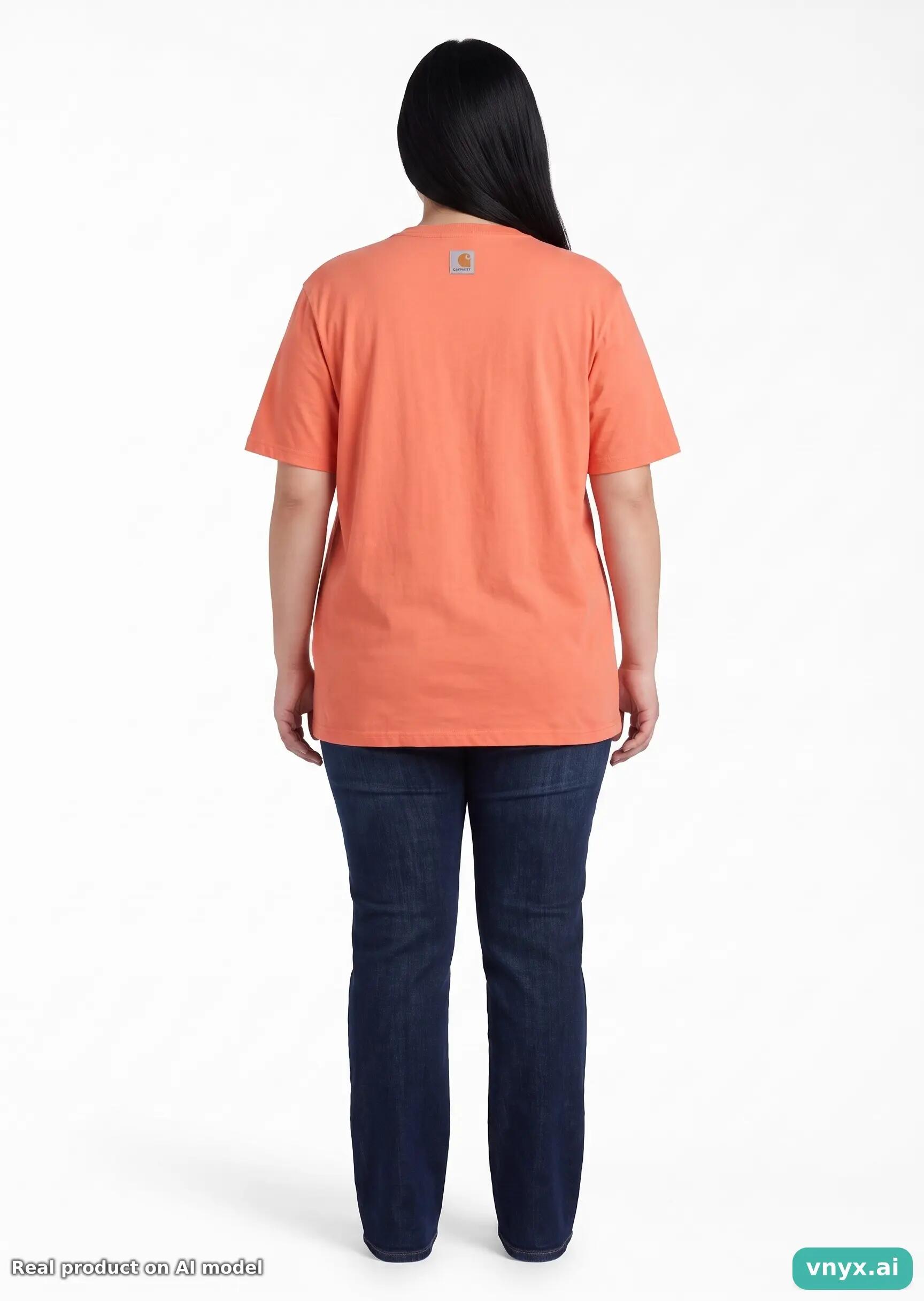 Second Life - Vintage Carhartt Coral T-Shirt Women XL 2/5