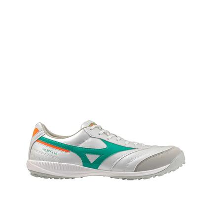 Chaussures de football Mizuno Morelia Pro TF Blanc/Arcadia/Orange Lava