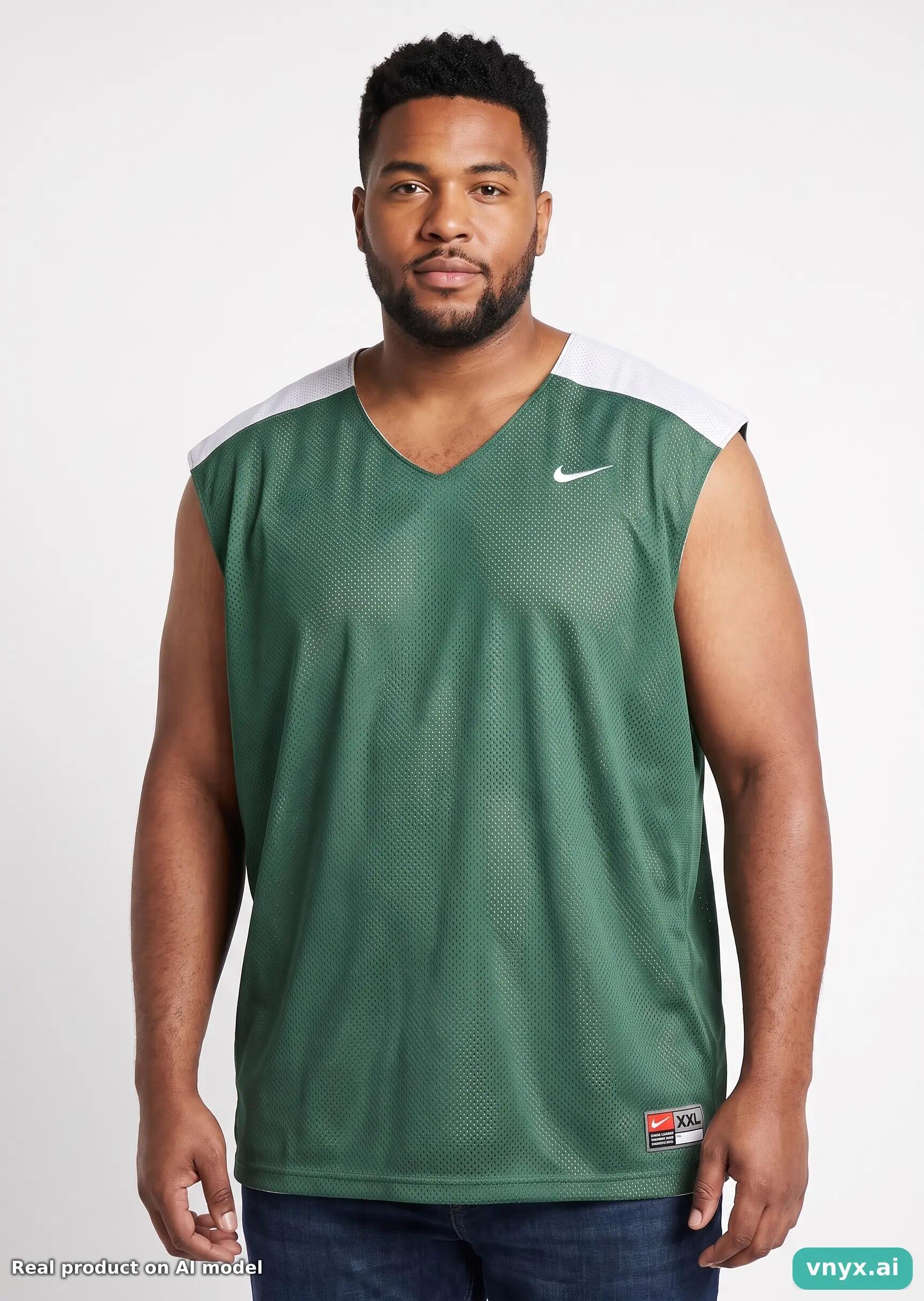 Second Life - Vintage Nike Green Tank Top Men XXL 5/5