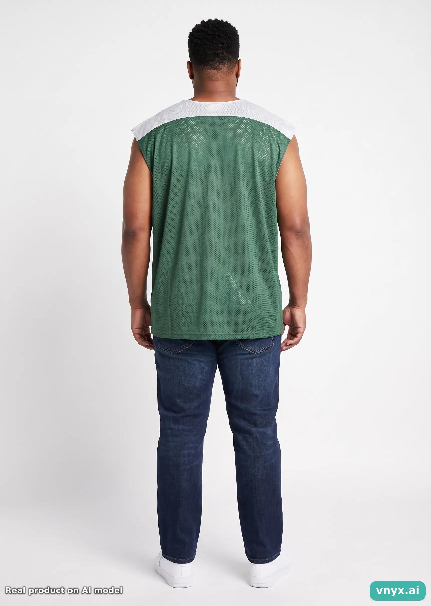 Second Life - Vintage Nike Green Tank Top Men XXL 4/5