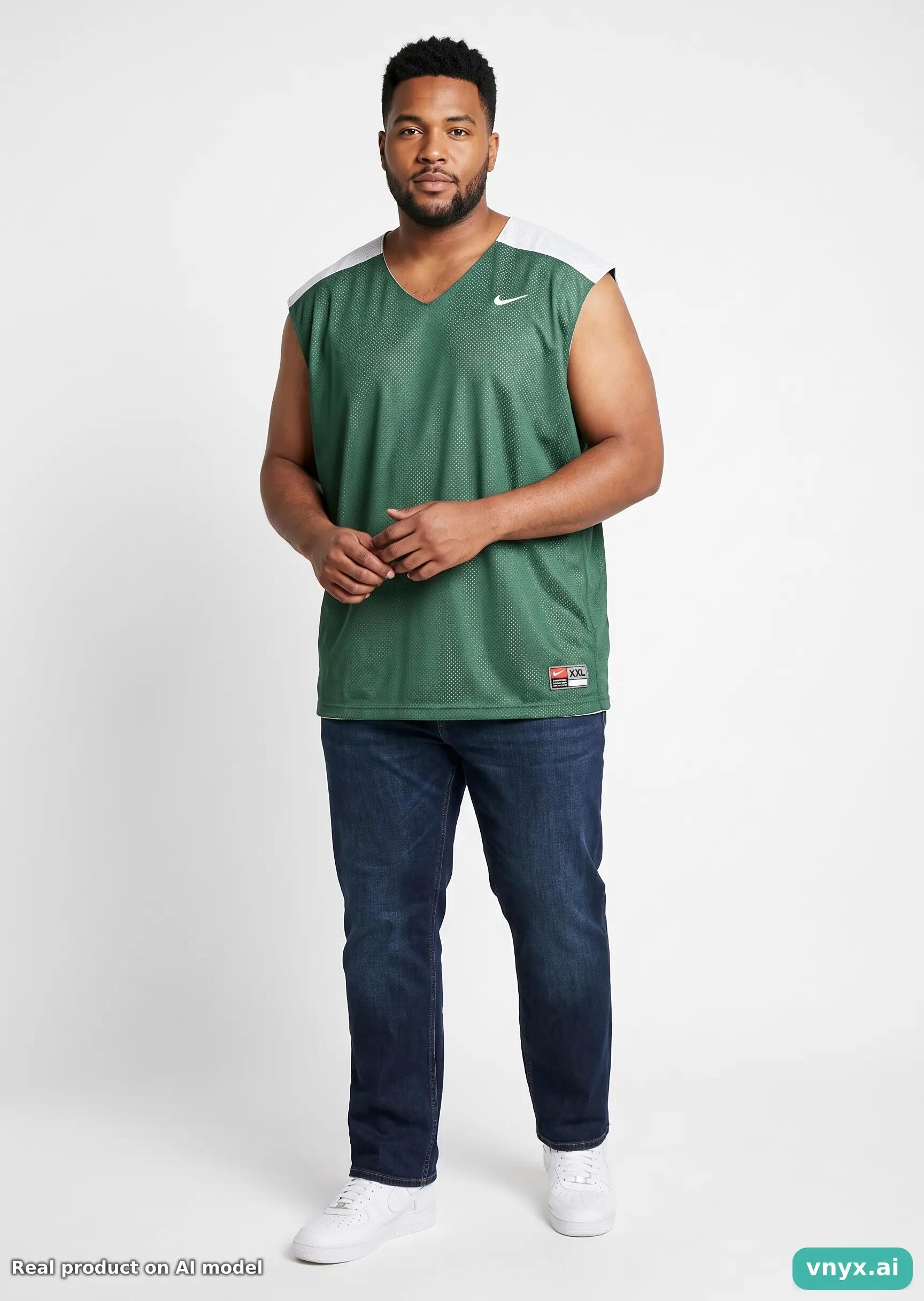 Second Life - Vintage Nike Green Tank Top Men XXL 3/5
