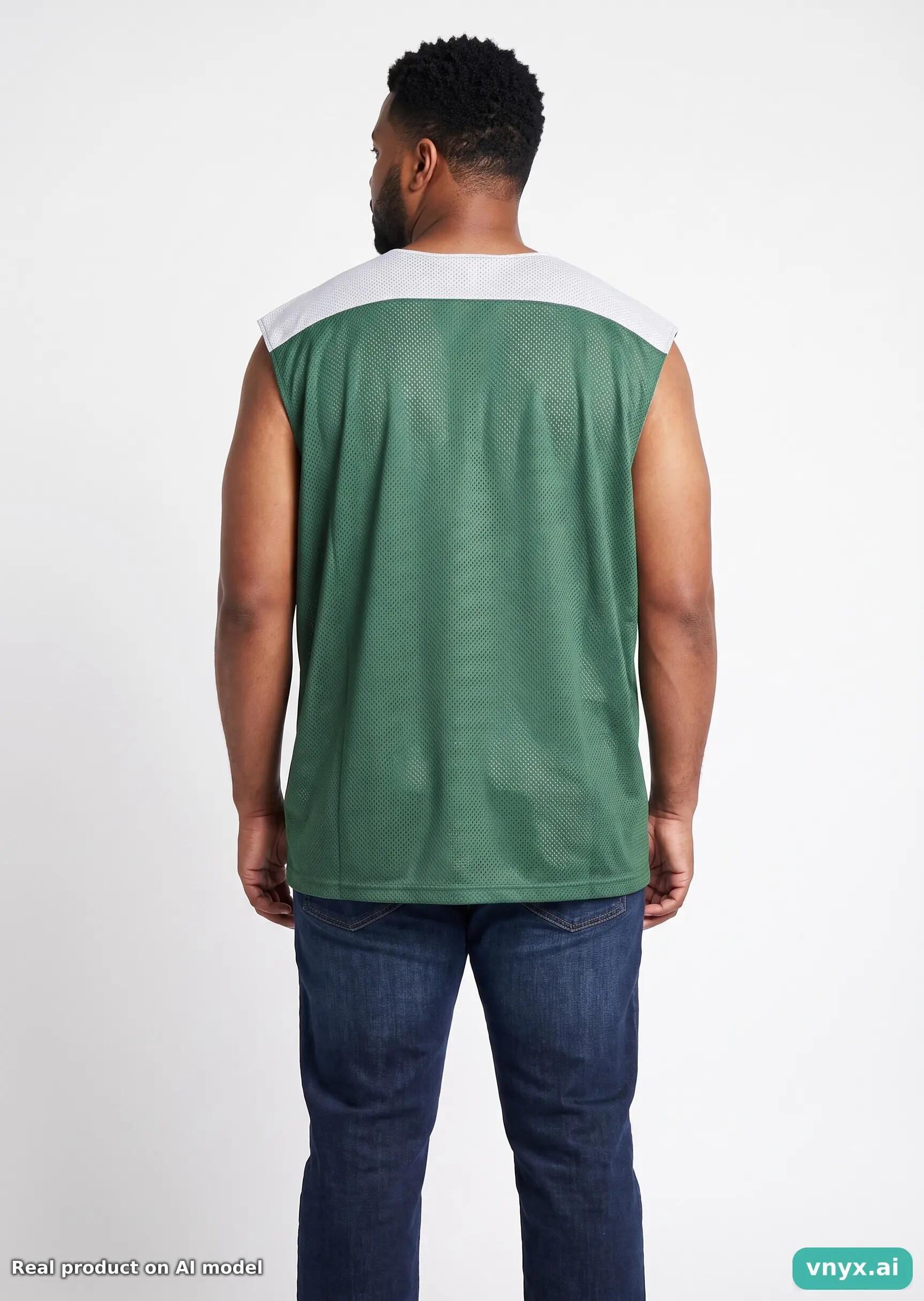 Second Life - Vintage Nike Green Tank Top Men XXL 2/5