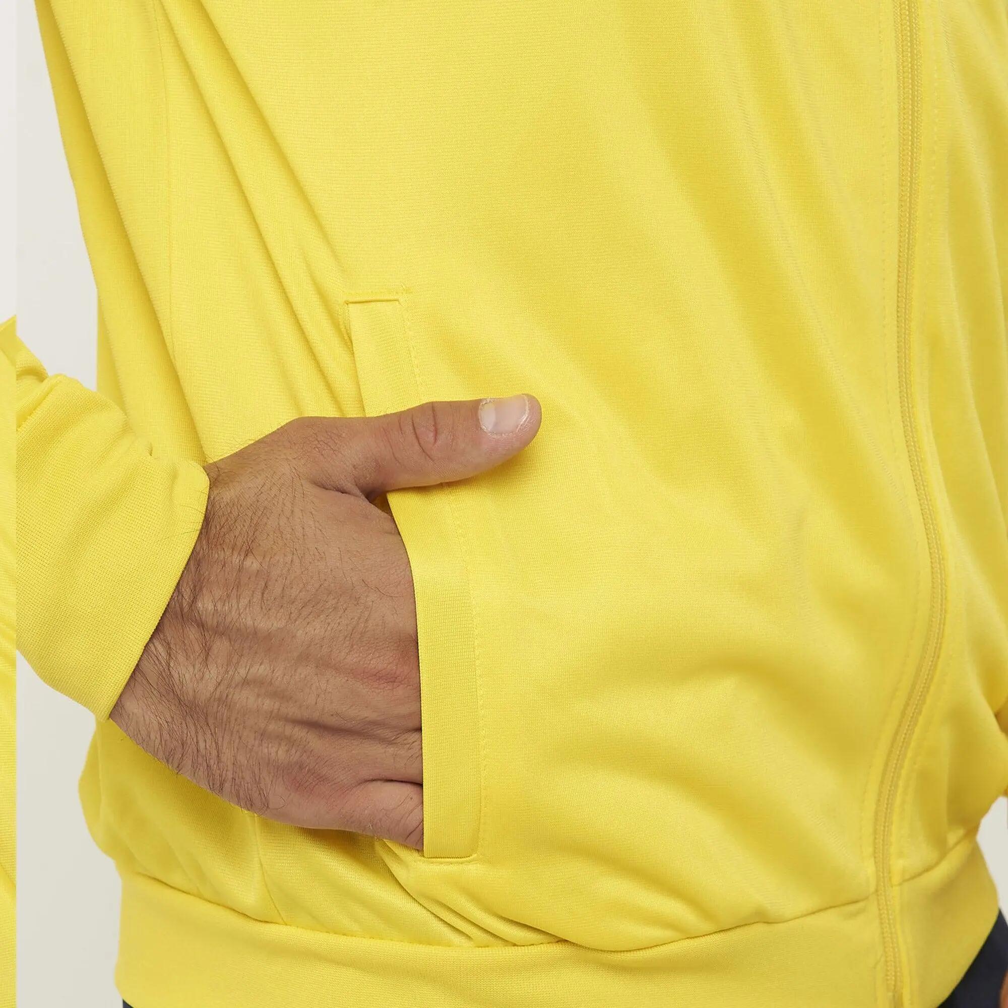 Chaqueta con cremallera unisex CUBA amarilla 5/6