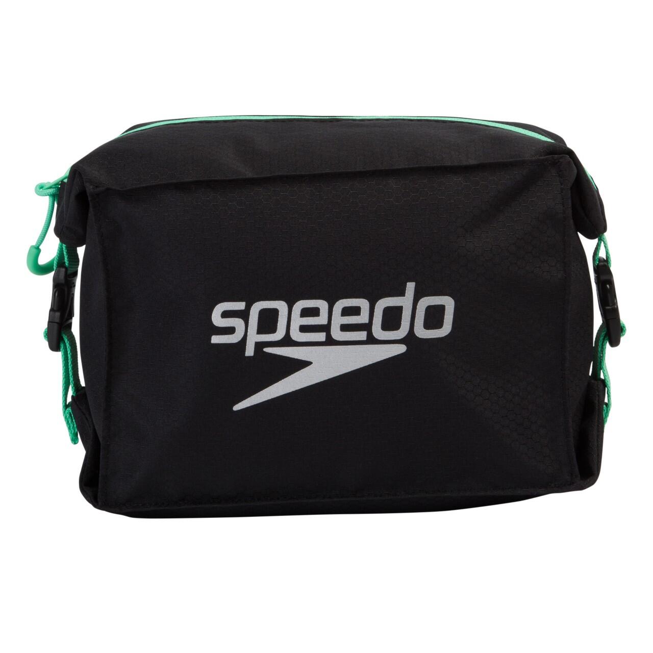 SPEEDO  POOL SIDE BAG BLACK/GREEN 4/4