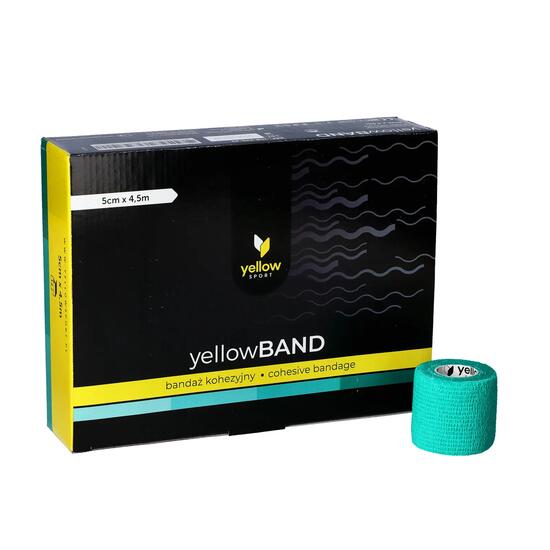 Bandaże kohezyjne yellowBAND | 12 szt. | yellowSPORT
