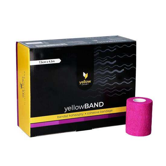 Bandaże kohezyjne yellowBAND | 12 szt. | yellowSPORT